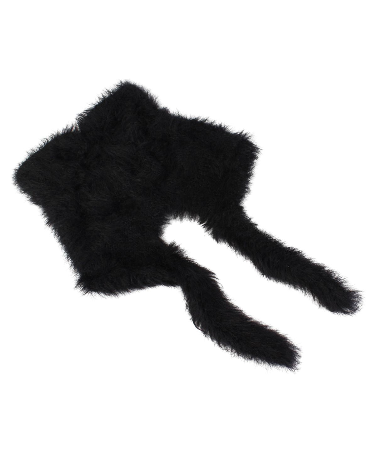 유니버셜 케미스트리(UNIVERSAL CHEMISTRY) Cat Black GD Fur Earflap Cap 귀달이모자