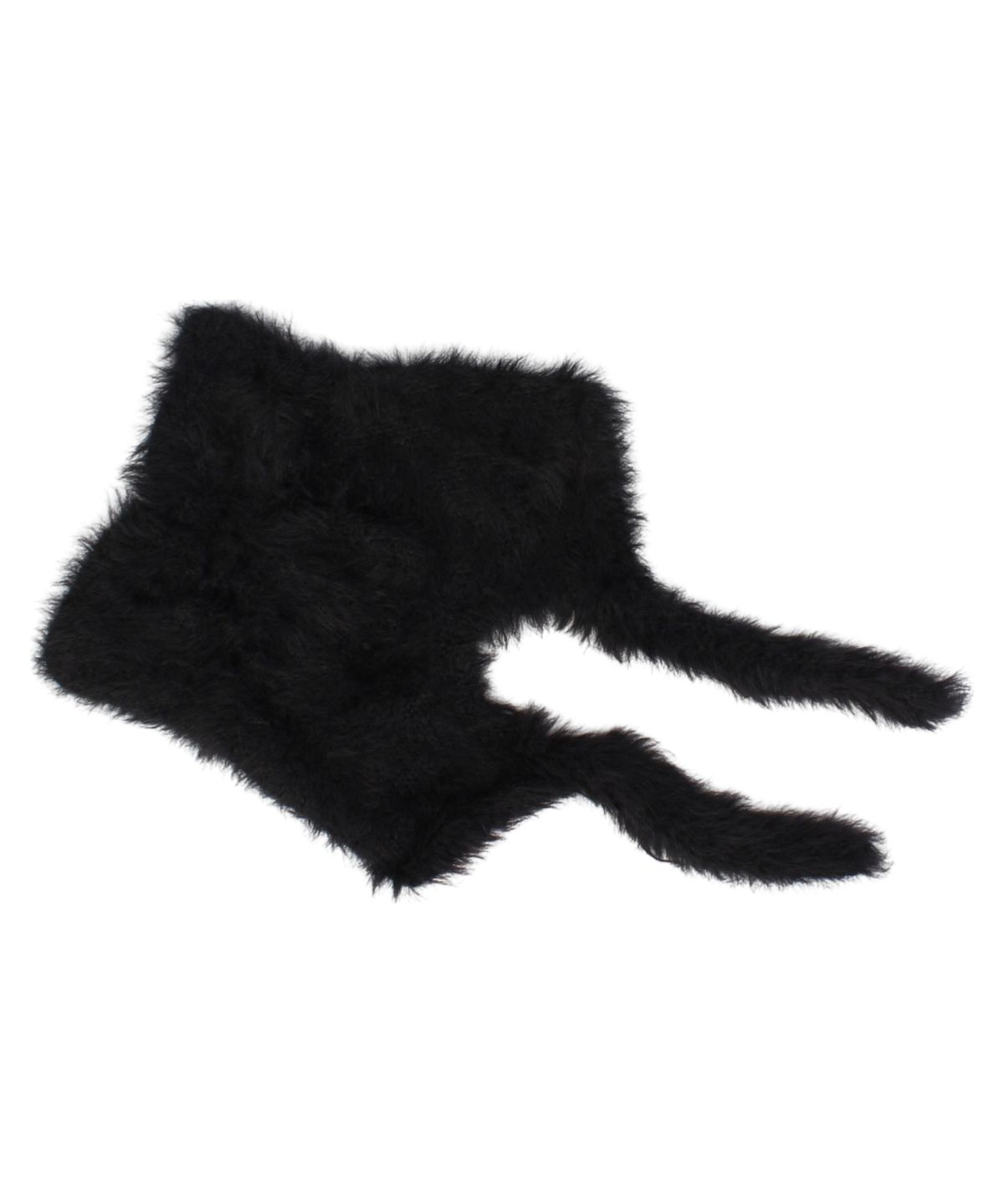 유니버셜 케미스트리(UNIVERSAL CHEMISTRY) Cat Black GD Fur Earflap Cap 귀달이모자