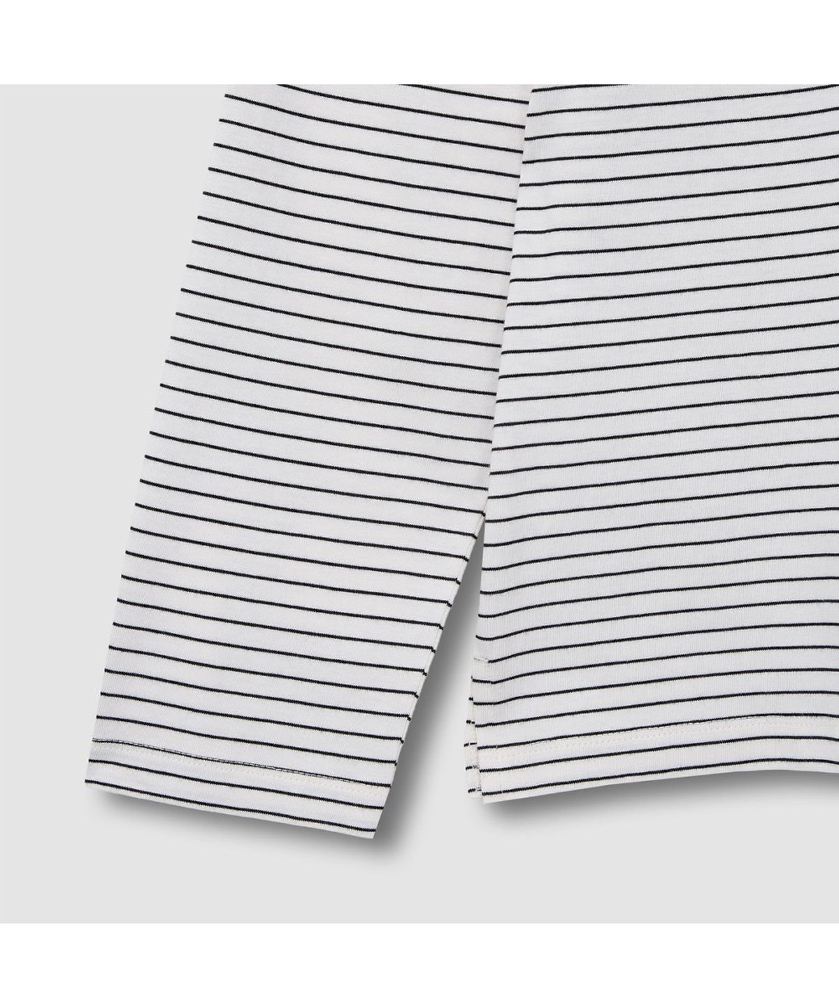 자주(JAJU) [SET] 남 스마트 코튼 라운드넥 긴팔 라운지 티셔츠, 10부 라운지 팬츠_오프 화이트&멜란지 그레이