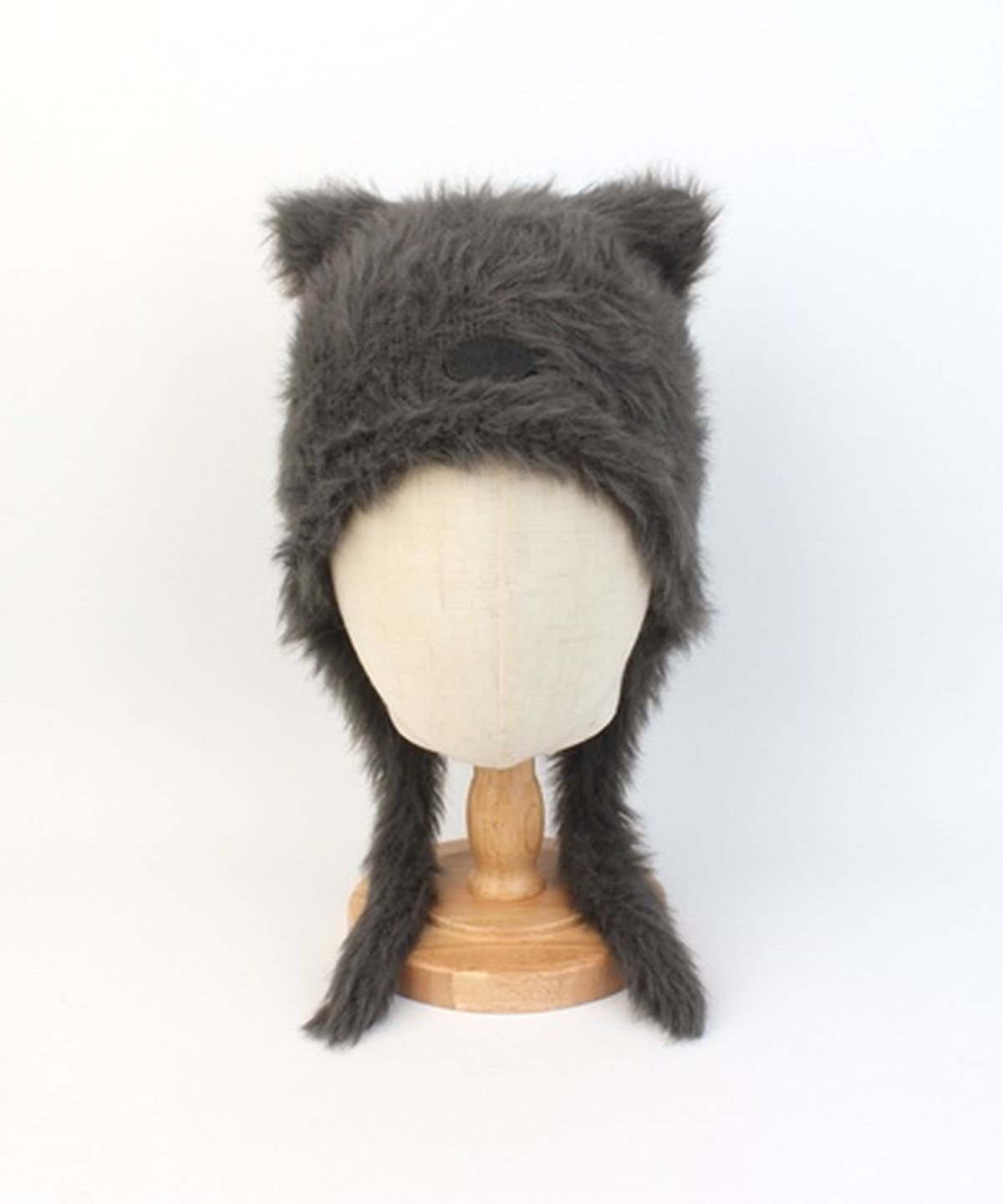 유니버셜 케미스트리(UNIVERSAL CHEMISTRY) Cat Gray Fur Earflap Cap 귀달이모자