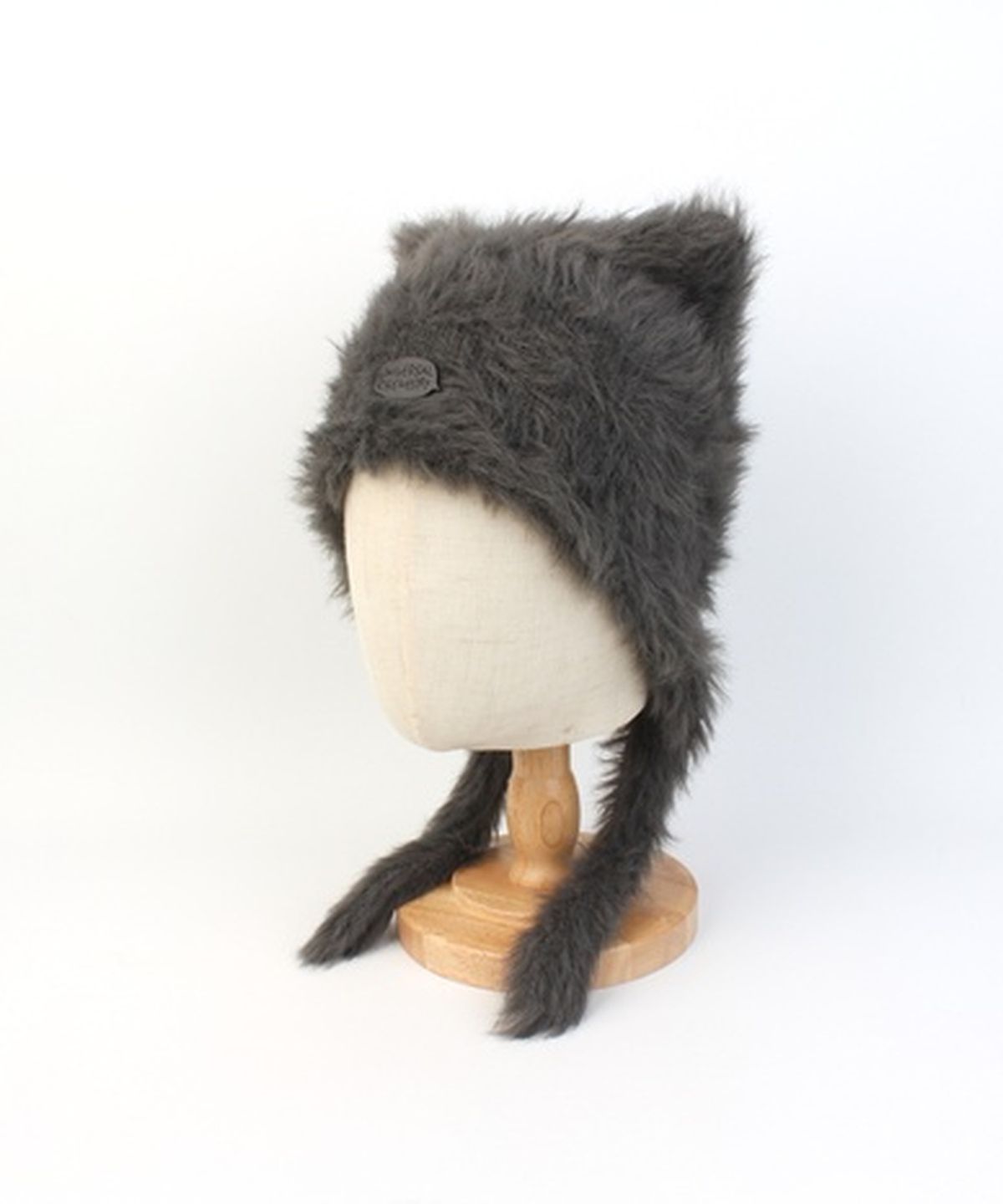 유니버셜 케미스트리(UNIVERSAL CHEMISTRY) Cat Gray Fur Earflap Cap 귀달이모자
