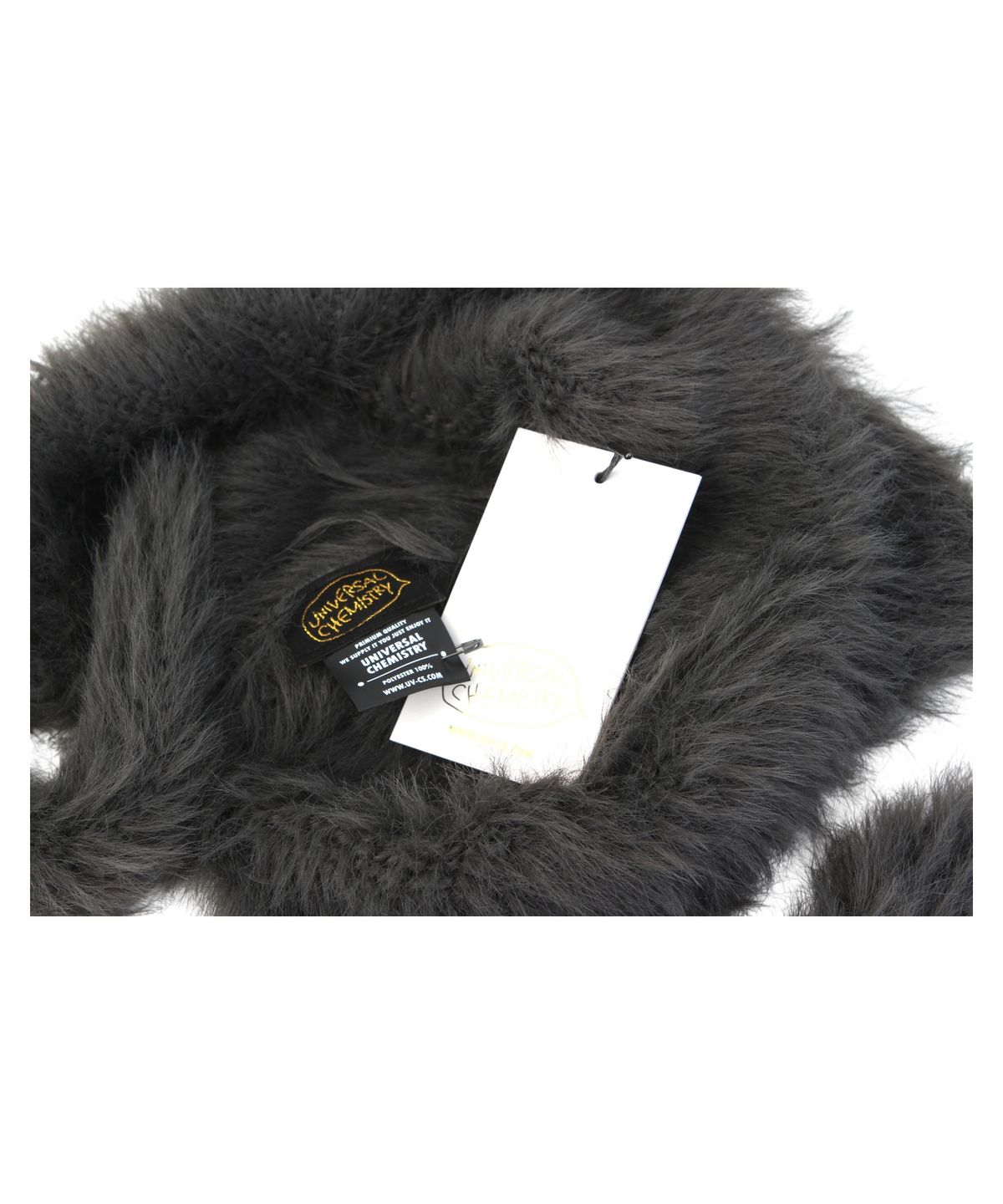 유니버셜 케미스트리(UNIVERSAL CHEMISTRY) Cat Gray Fur Earflap Cap 귀달이모자