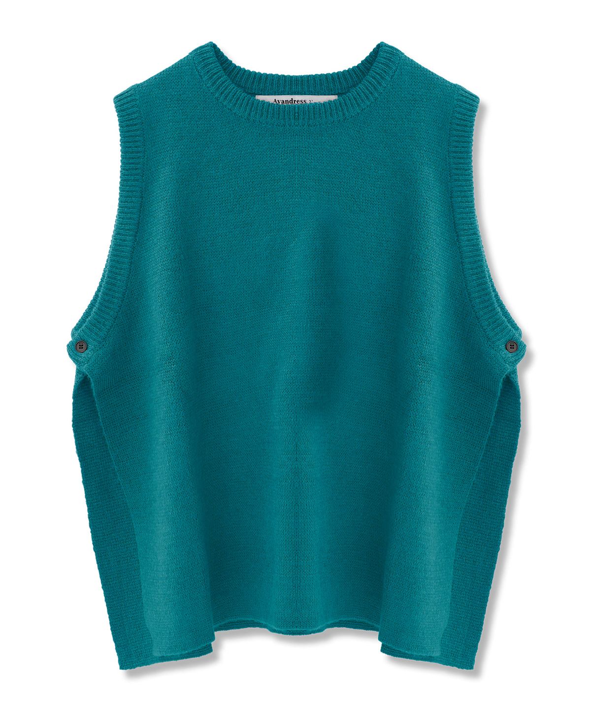 어반드레스(AVANDRESS) Vivid Slit Knit Vest_7COL