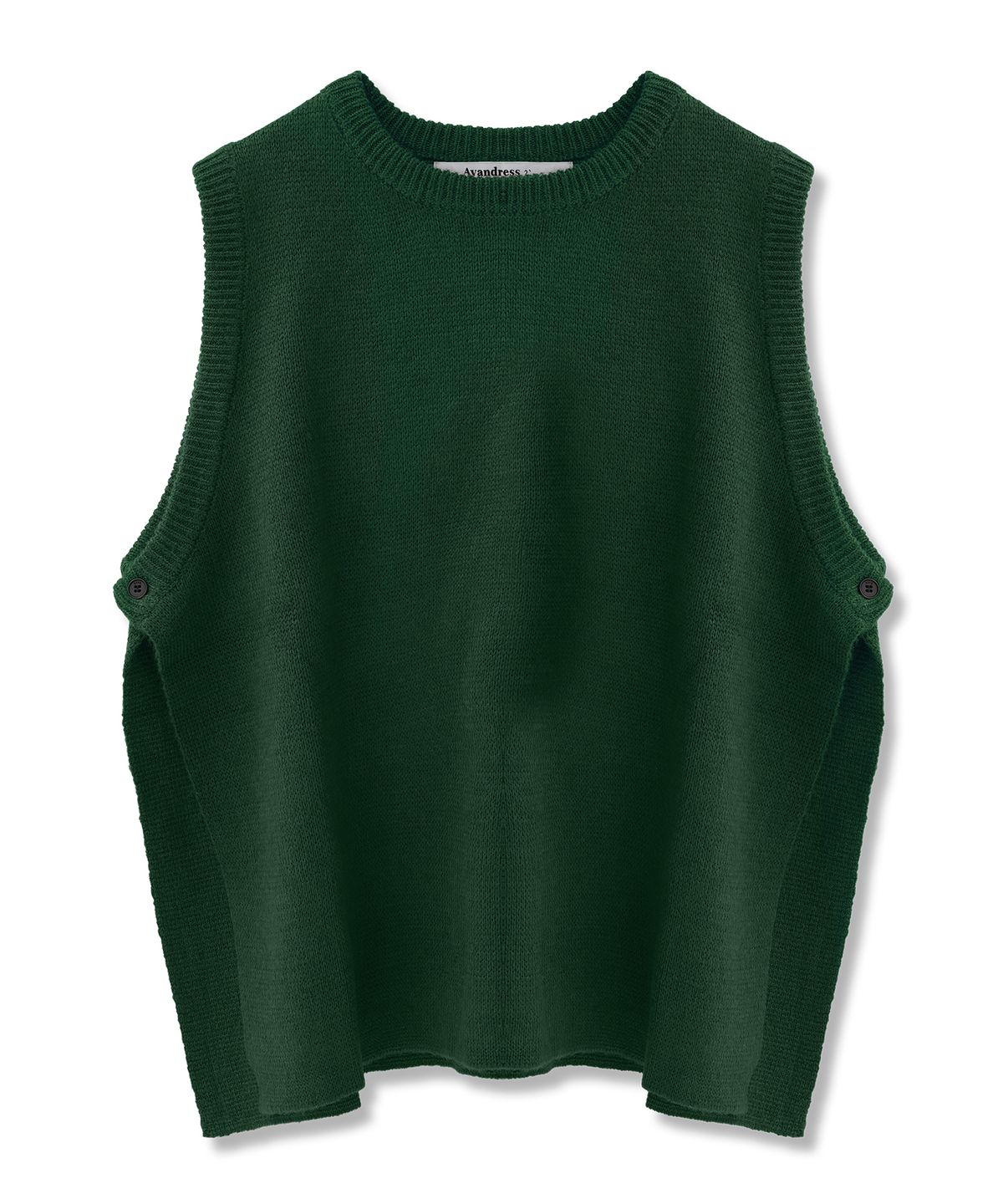 어반드레스(AVANDRESS) Vivid Slit Knit Vest_7COL