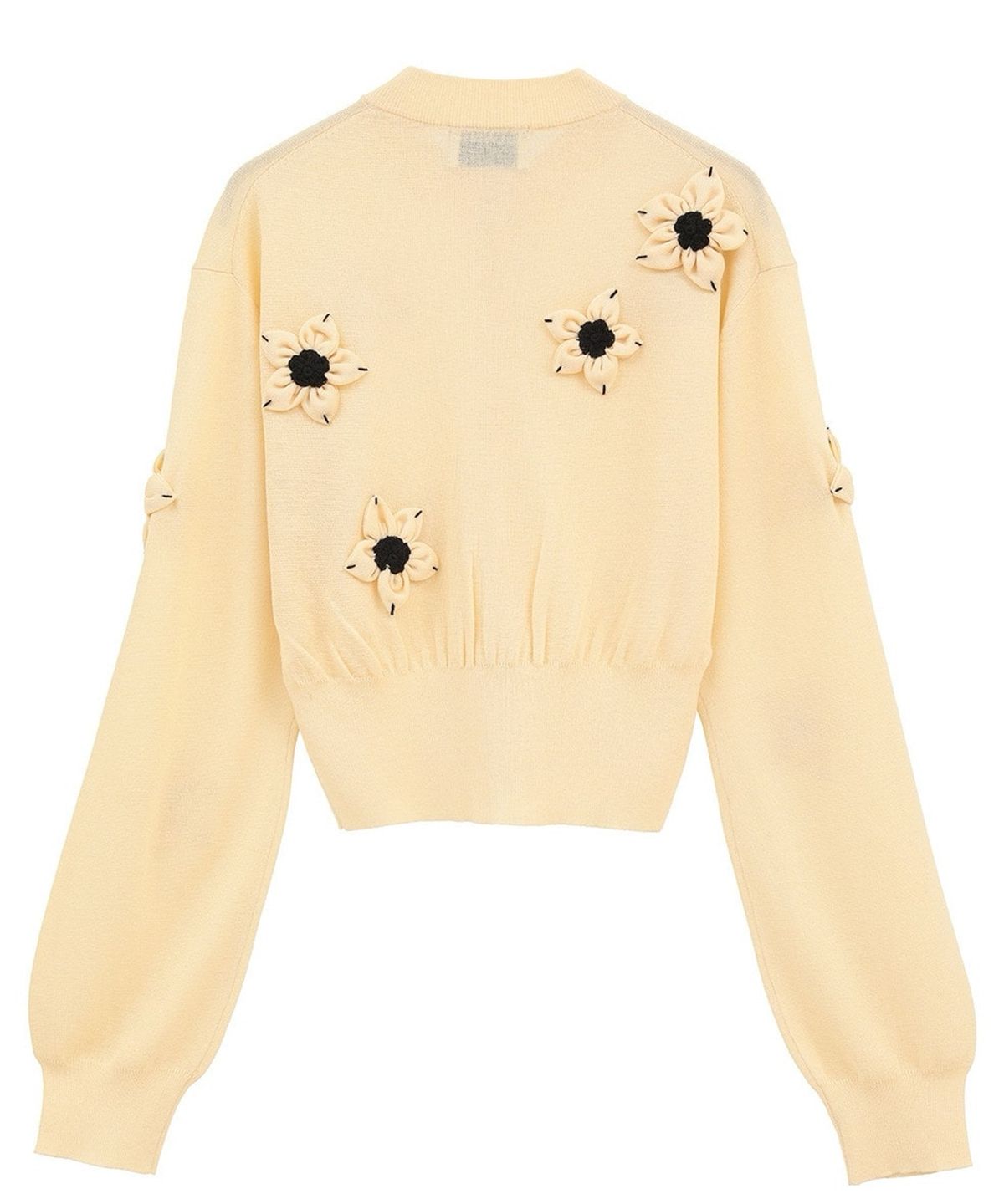 클라네(CLANE) FLOWER MOTIF KNIT CARDIGAN