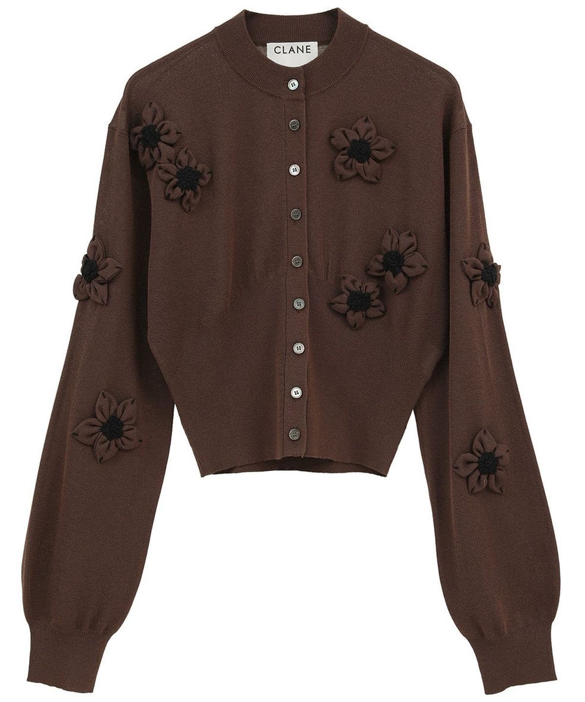 클라네(CLANE) FLOWER MOTIF KNIT CARDIGAN