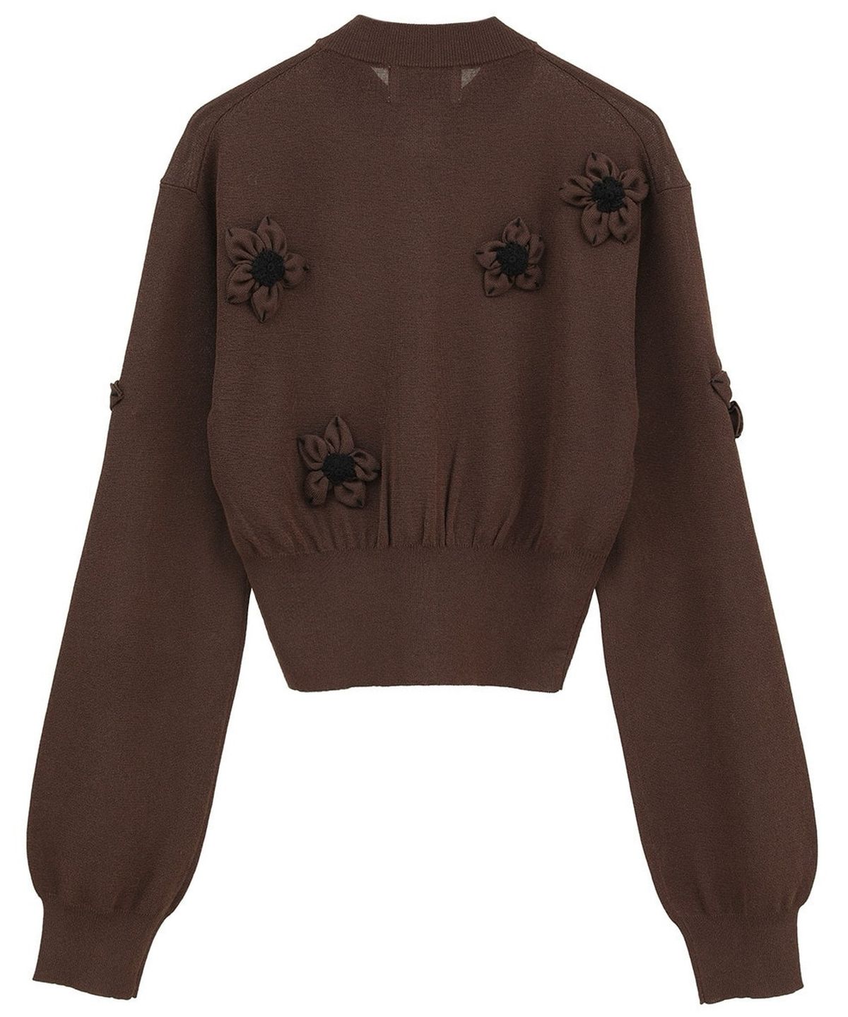 클라네(CLANE) FLOWER MOTIF KNIT CARDIGAN
