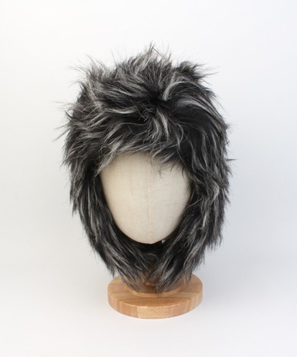 유니버셜 케미스트리(UNIVERSAL CHEMISTRY) Two Tone Fur Black Aviator Hat 귀달이모자