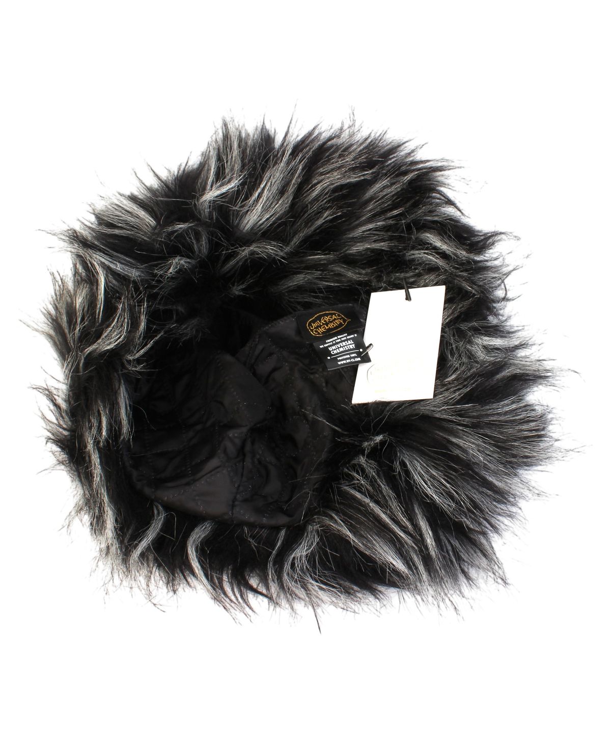 유니버셜 케미스트리(UNIVERSAL CHEMISTRY) Two Tone Fur Black Aviator Hat 귀달이모자