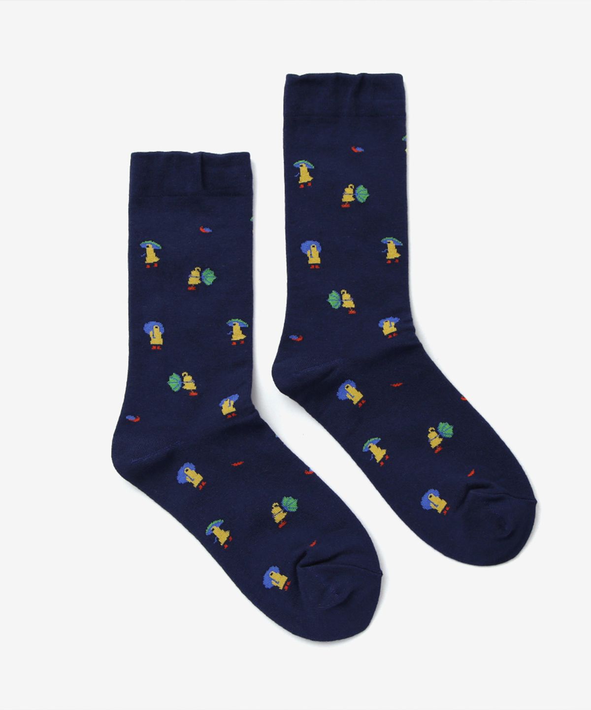 삭스타즈(SOCKSTAZ) GCT030 남녀공용 애니멀패턴 면양말 rainy day