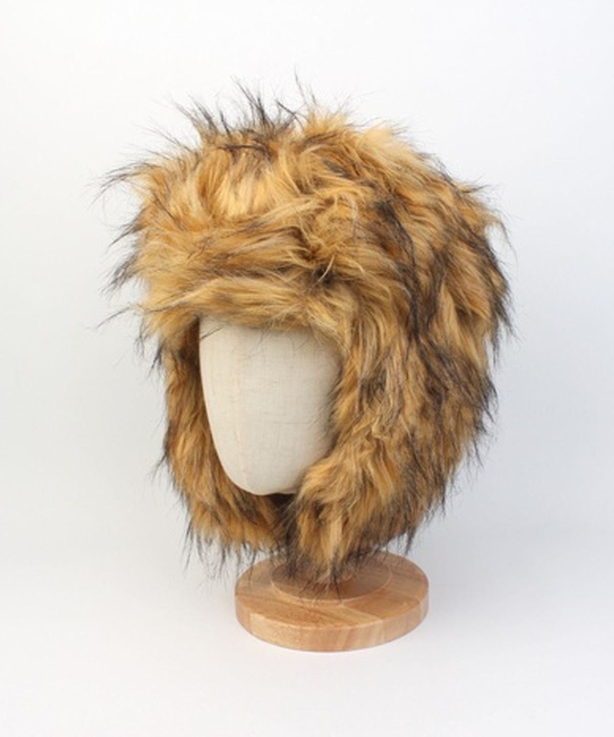 유니버셜 케미스트리(UNIVERSAL CHEMISTRY) Two Tone Fur Beige Aviator Hat 귀달이모자