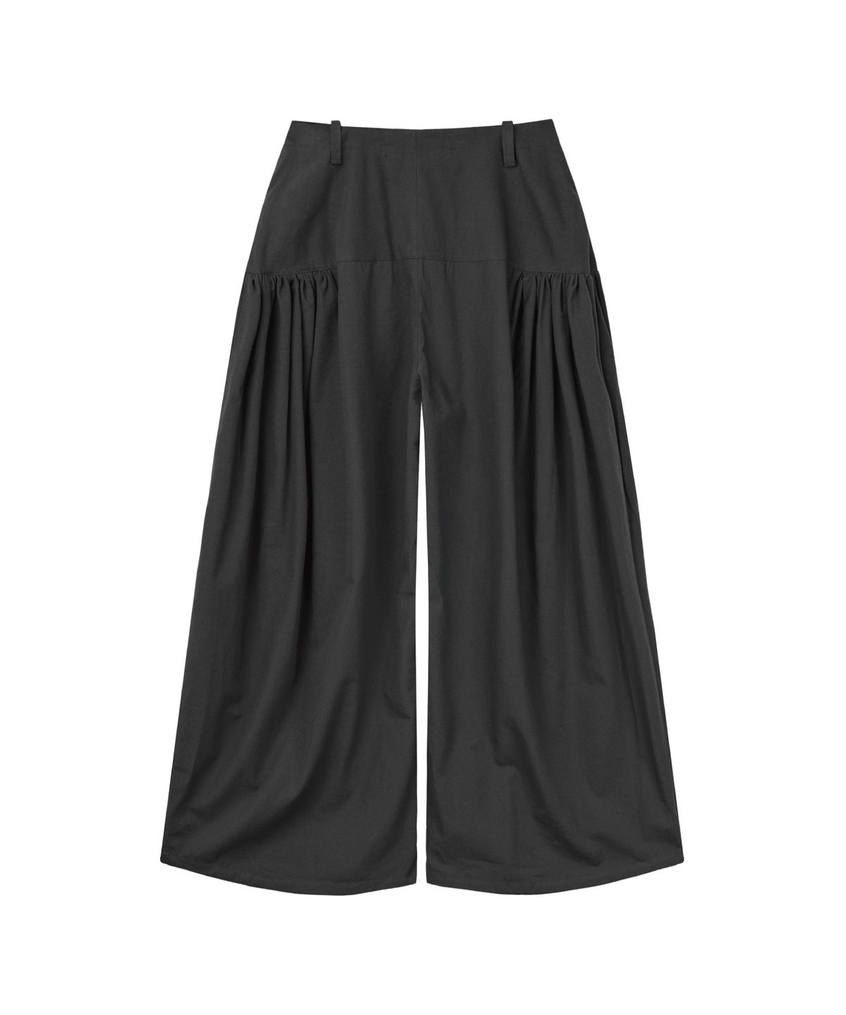 구월십일(GUWOLSIBIL) Ethnic Shirring Wide Pants Black