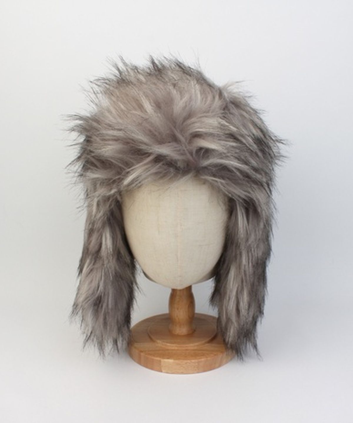 유니버셜 케미스트리(UNIVERSAL CHEMISTRY) Two Tone Fur Gray Aviator Hat 귀달이모자