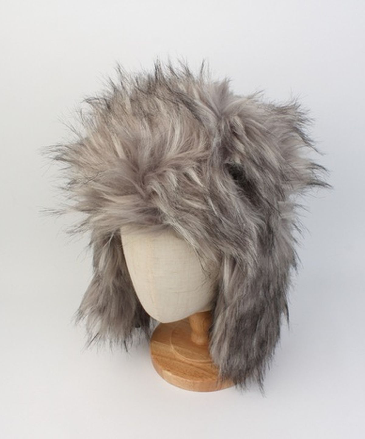 유니버셜 케미스트리(UNIVERSAL CHEMISTRY) Two Tone Fur Gray Aviator Hat 귀달이모자