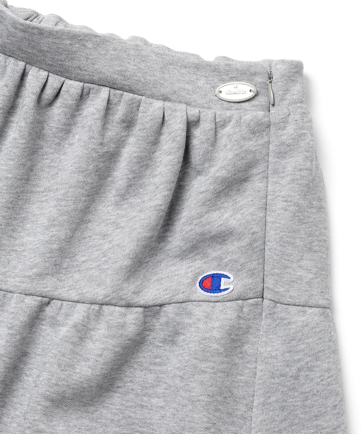 챔피온(CHAMPION) 챔피온 X 오헤시오 소프트 티어드 스커트 Melange Gray