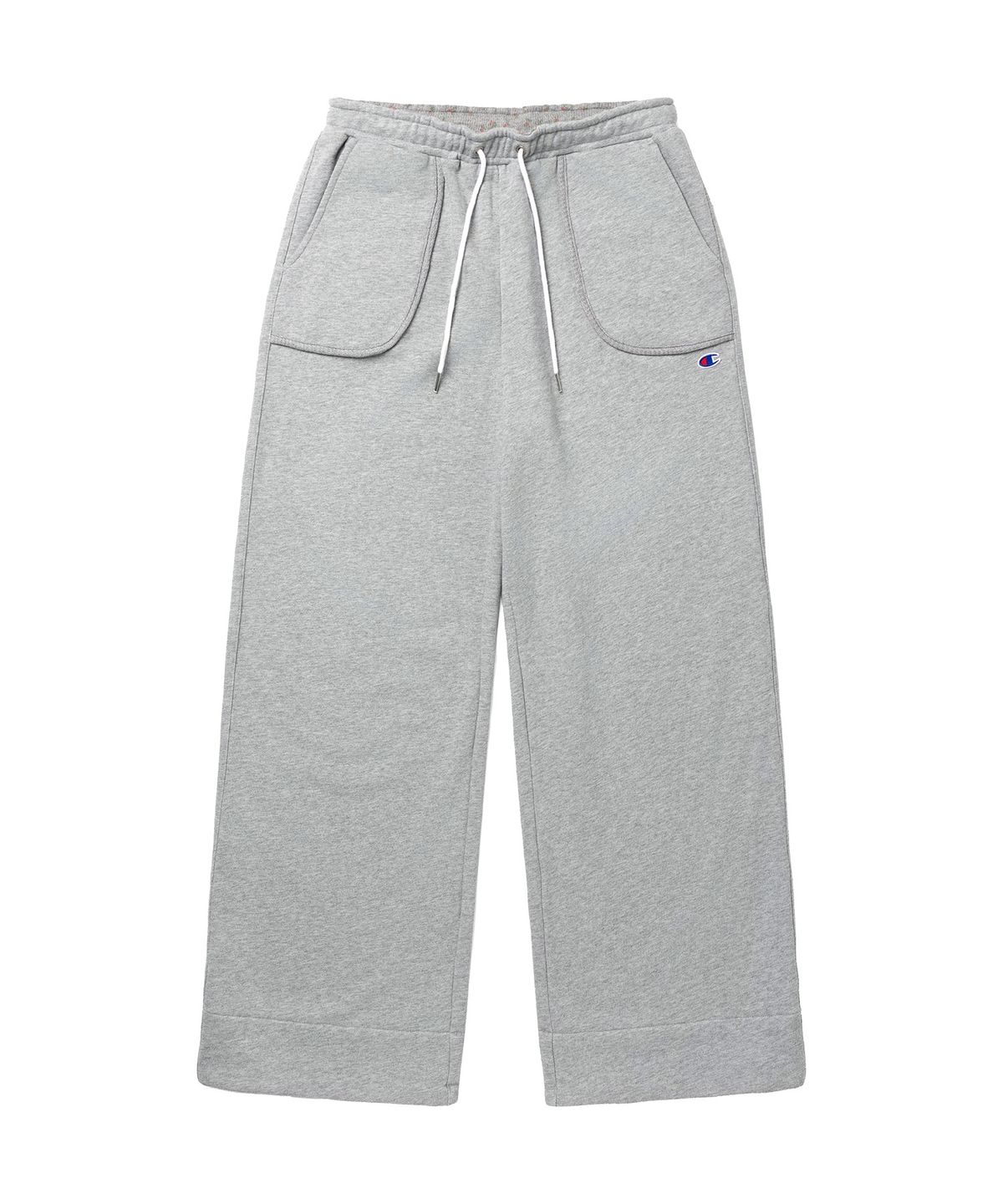 챔피온(CHAMPION) 챔피온 X 오헤시오 플라워 커프 밴딩 스웨트 팬츠 Melange Gray