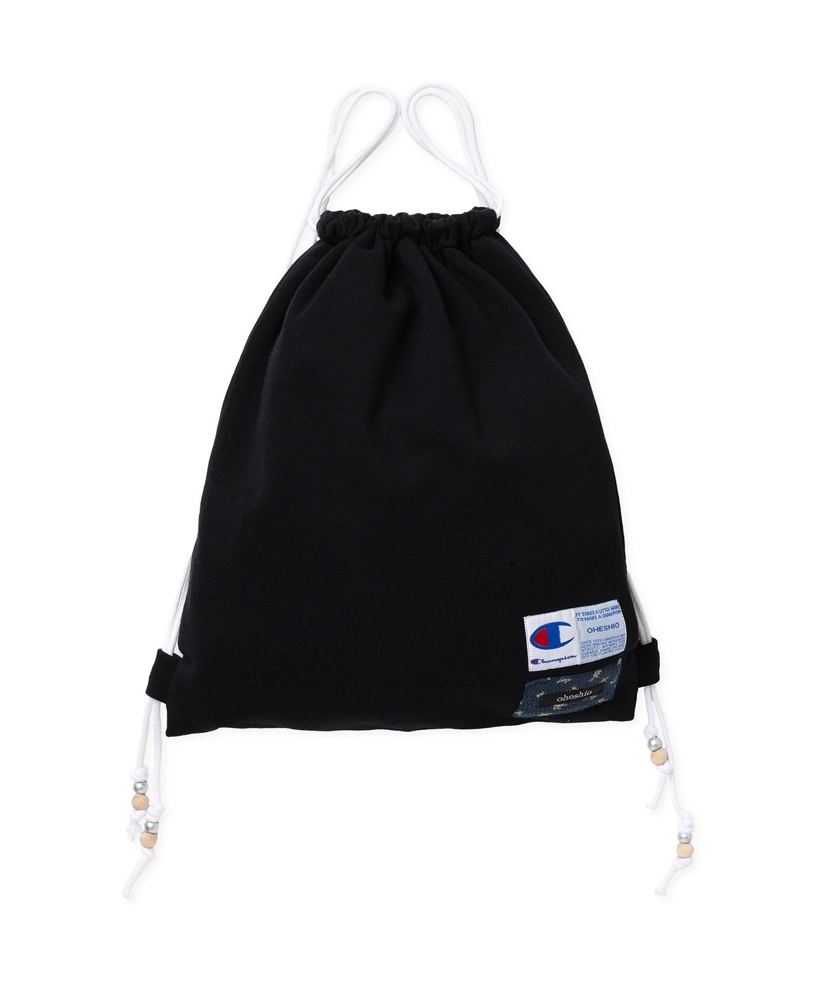 챔피온(CHAMPION) 챔피온 X 오헤시오 조그택 로고 라벨 스웨트 짐색 Black