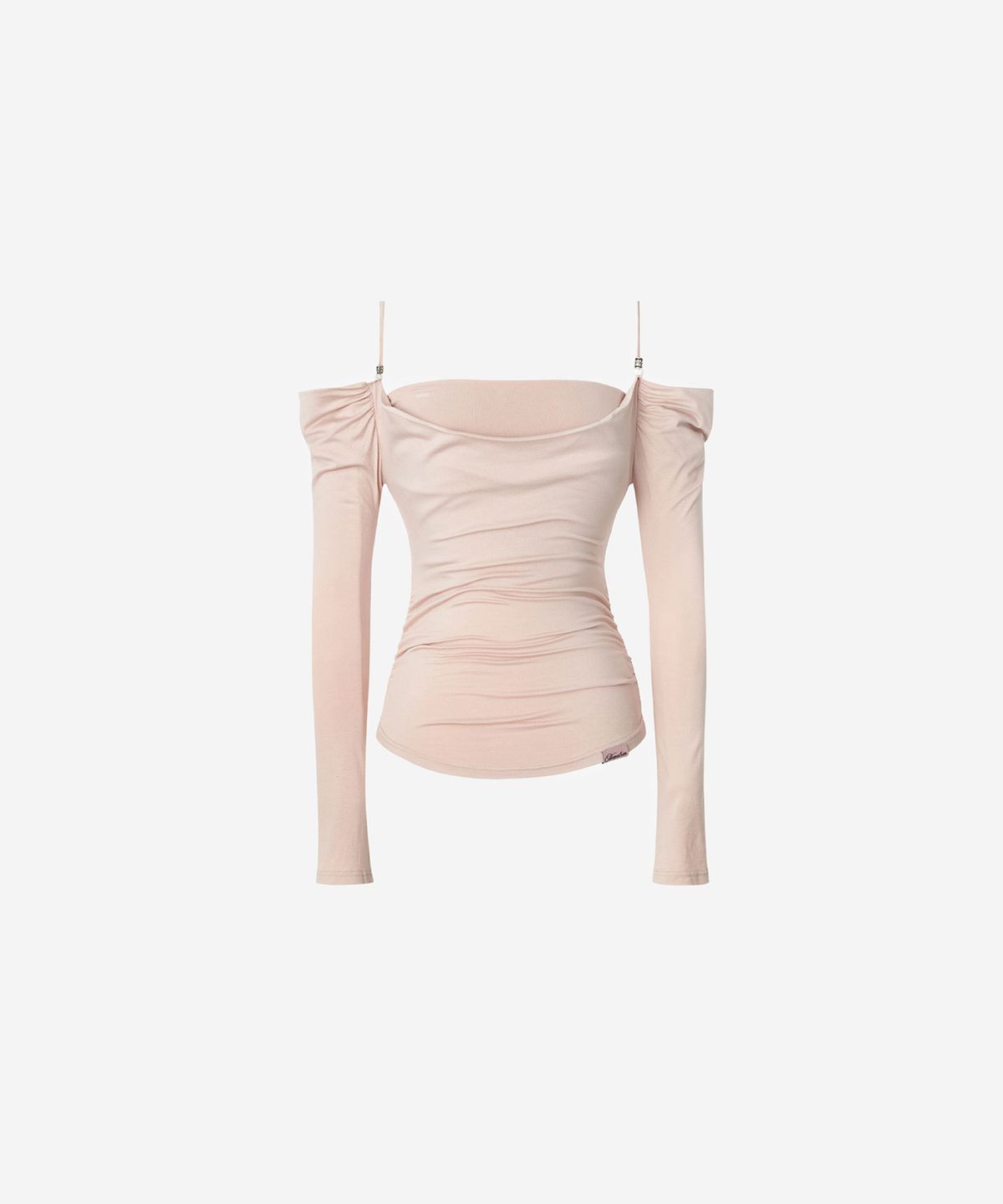 뉴얼린(NEWALRIN) Eve Draping Off-Shoulder Blouse(4colors)