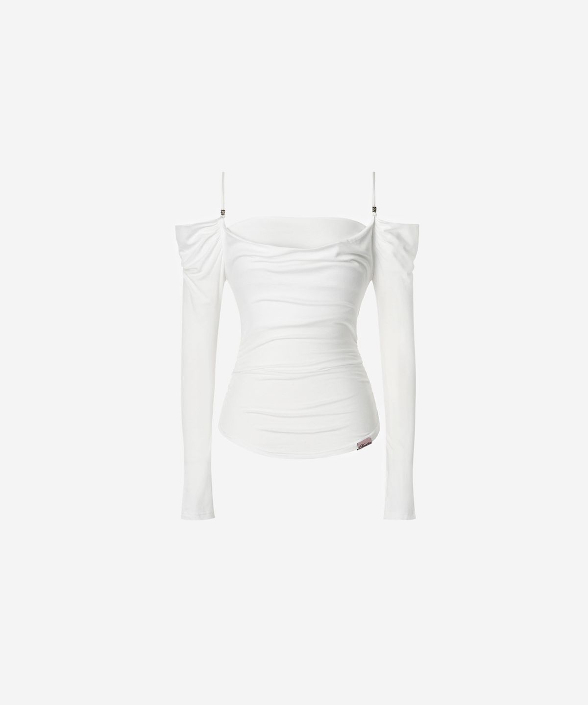 뉴얼린(NEWALRIN) Eve Draping Off-Shoulder Blouse(4colors)