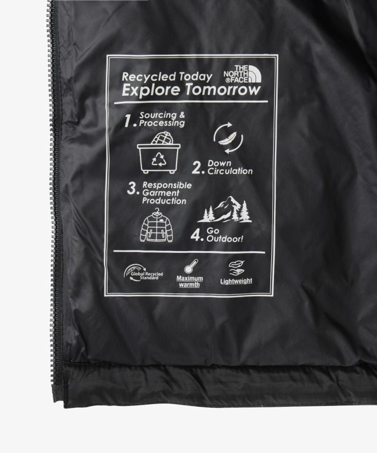 노스페이스 키즈(THE NORTH FACE KIDS) 키즈 라이트 팩 다운 자켓 KAJ3DS467A_BLK