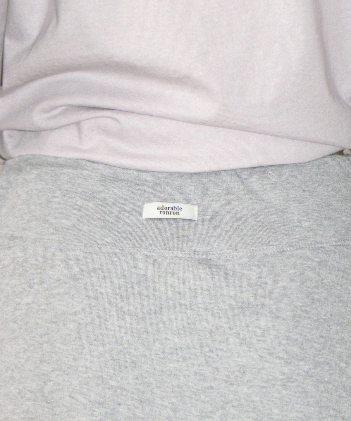 론론(RONRON) BASIC SPAN MAXI SKIRT GREY