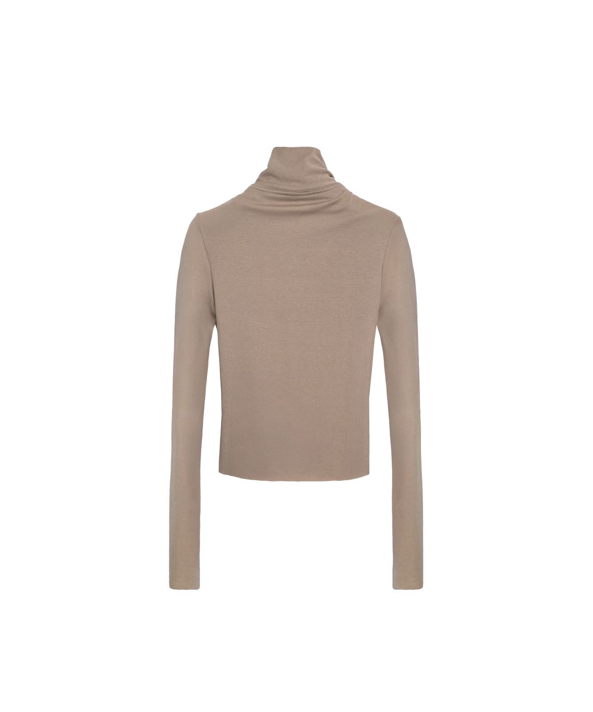 도그마 엑스(DOGMA EHKS) ASYMMETRICAL ZIP UP TOP BEIGE
