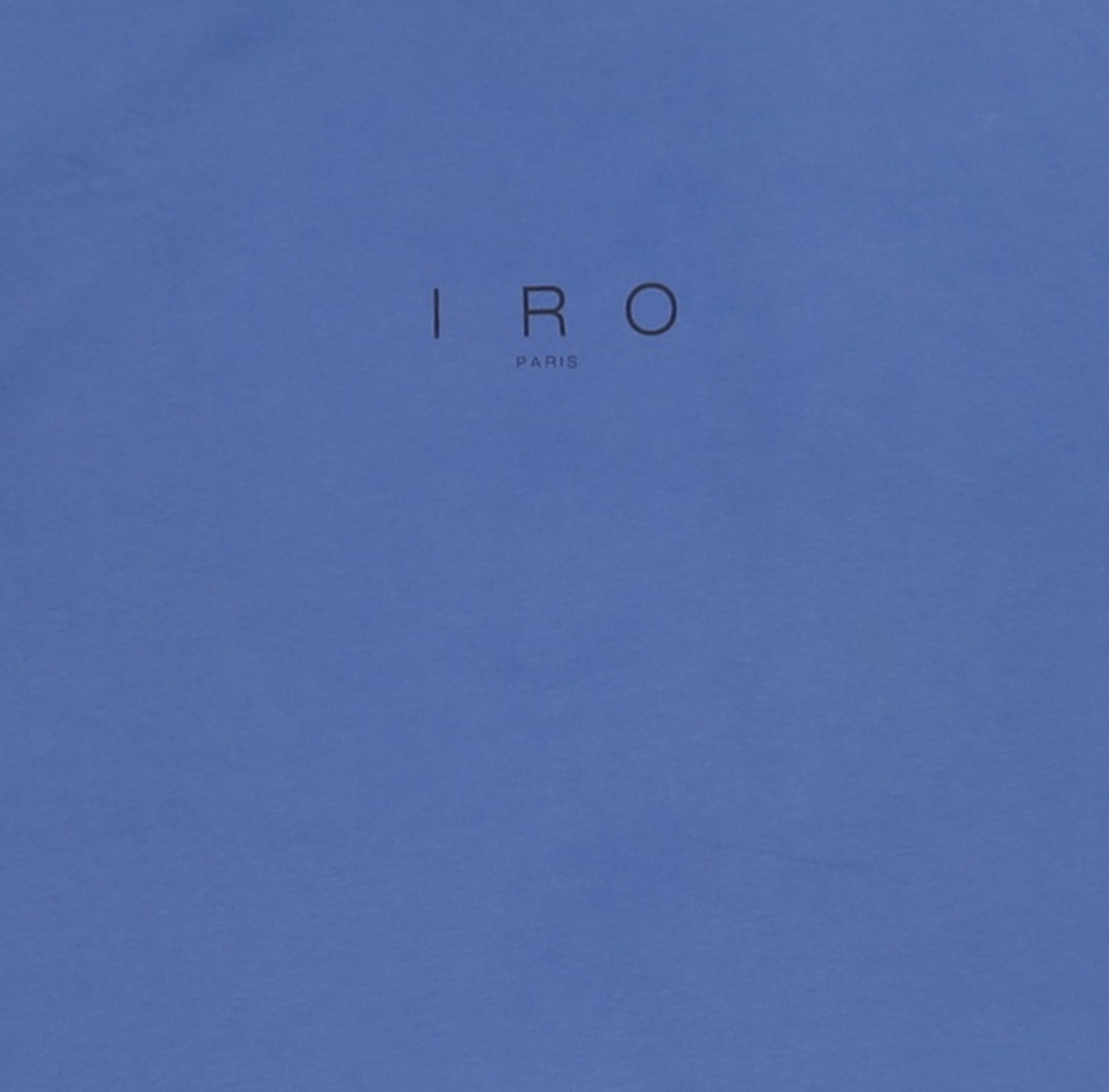 이로(IRO) 블루 IRO 로고 베이직 반팔 티셔츠 XS