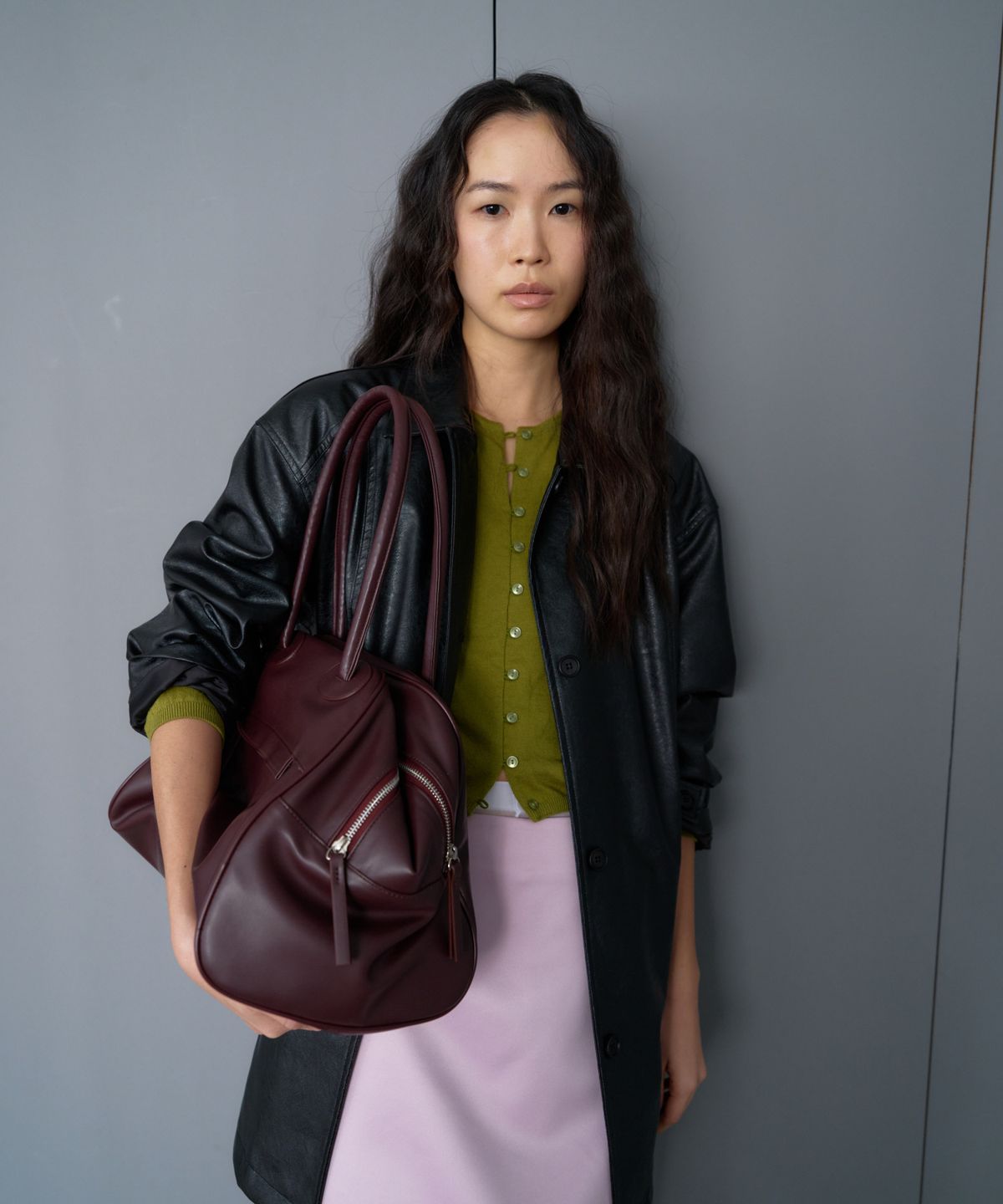 크리스틴프로젝트(CHRISTINE PROJECT) TWO ZIPPER BAG ORIGINAL(VIN CHAUD)