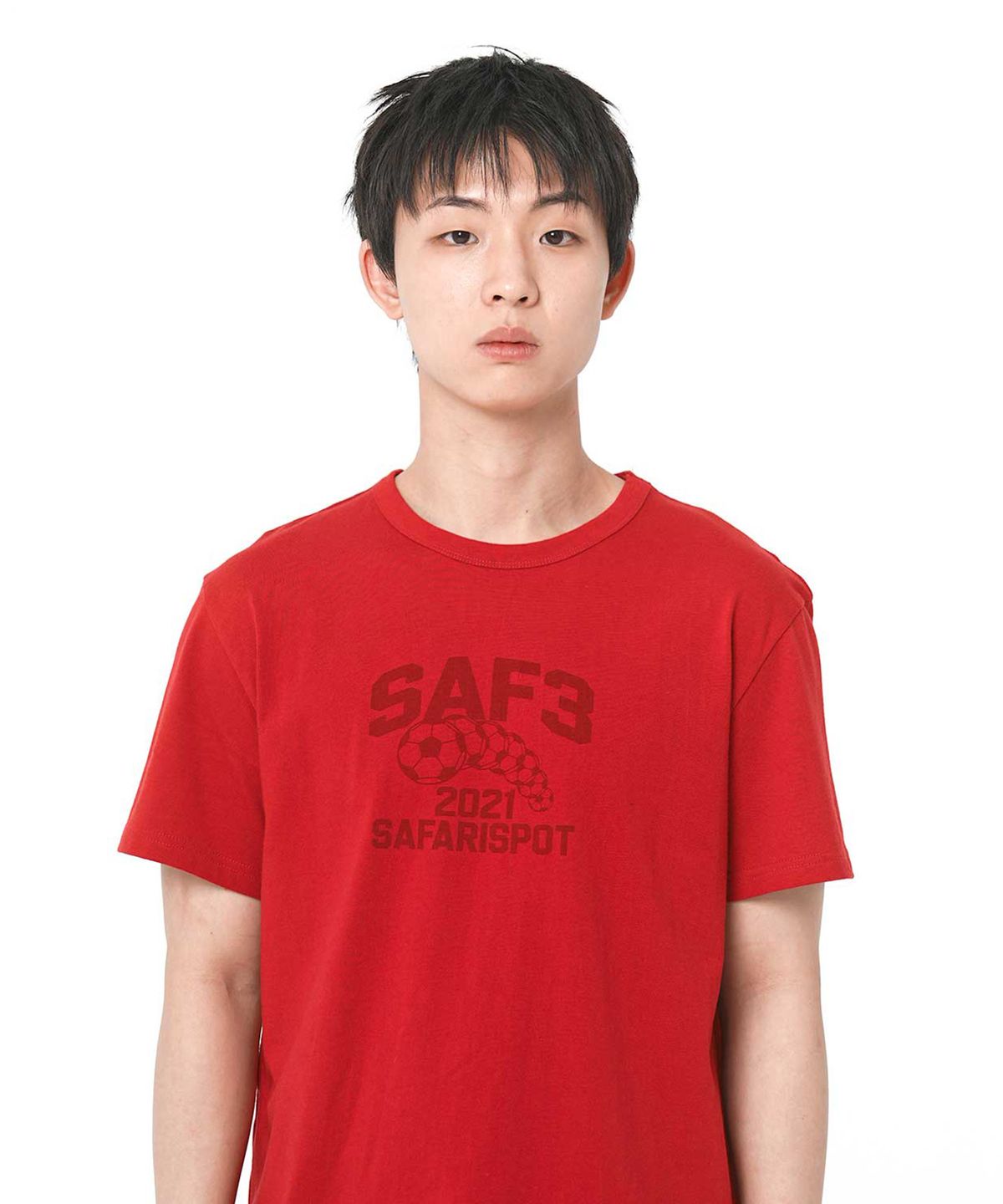 사파리스팟(SAFARISPOT) 사프3 비 더 티셔츠 (레드)