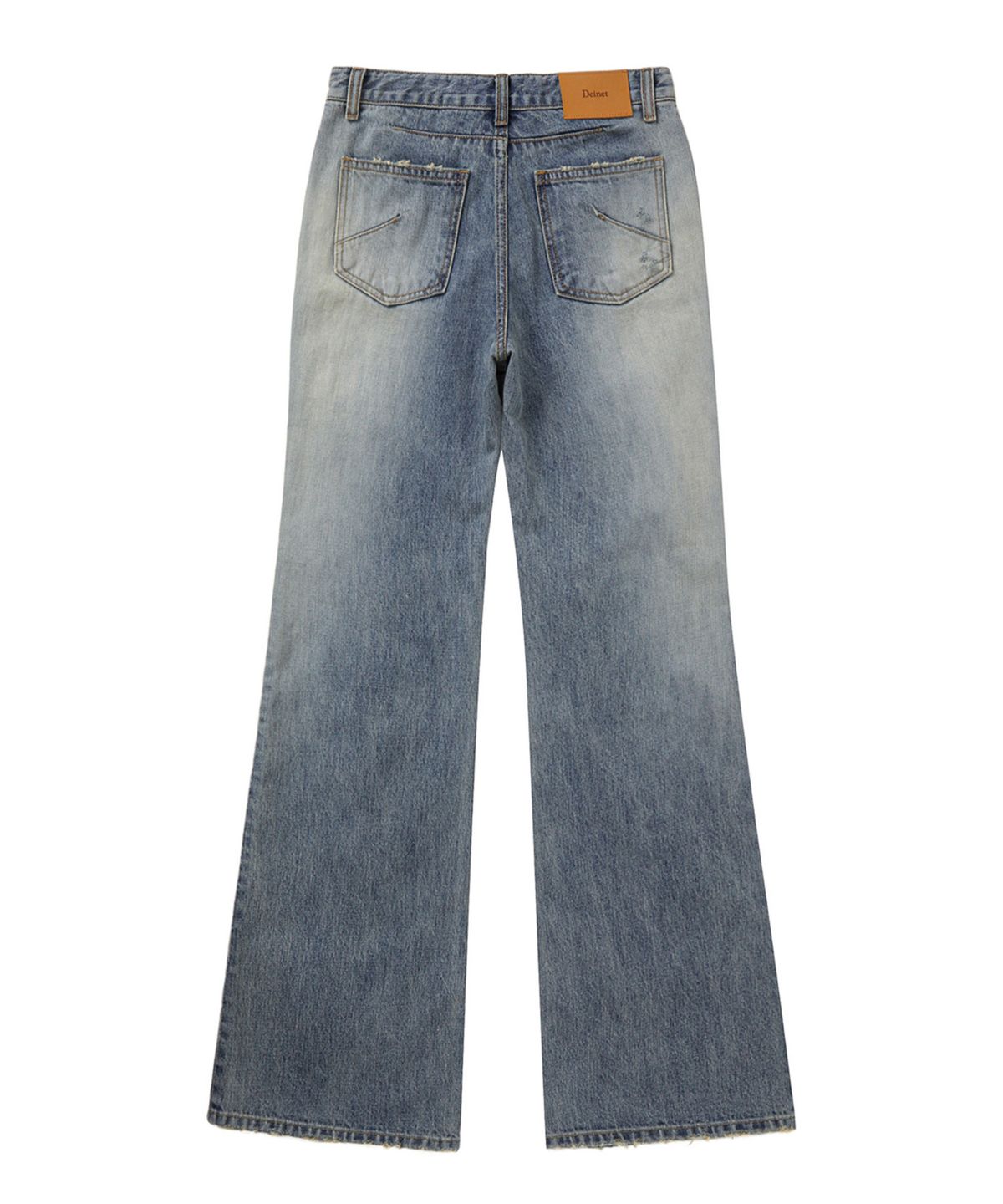 다이닛(DEINET) SIDE SEAM WASHED JEANS IN BLUE