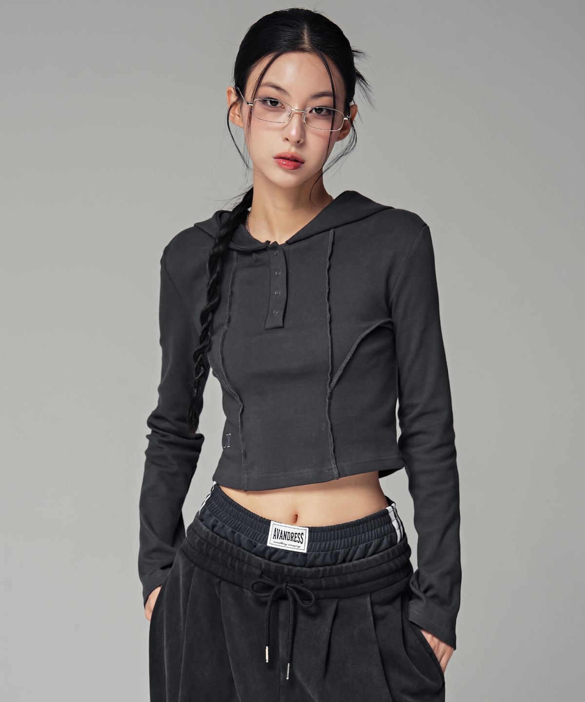 어반드레스(AVANDRESS) Sasha Triple Hood_4COL