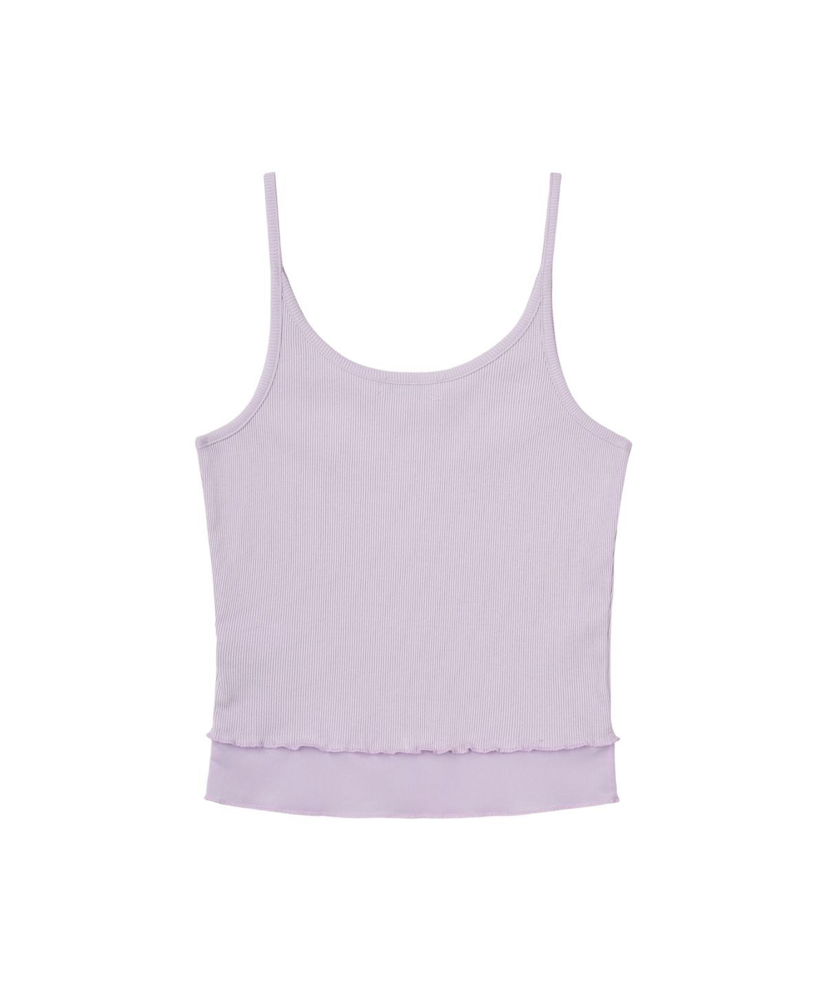 구월십일(GUWOLSIBIL) See through Crop Sleeveless  Light Purple