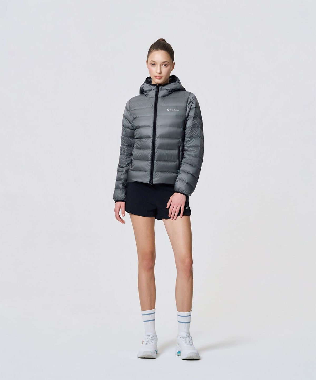 세르지오 타키니(SERGIO TACCHINI) W 쿠쉬웜 경량 다운 (D.Grey)