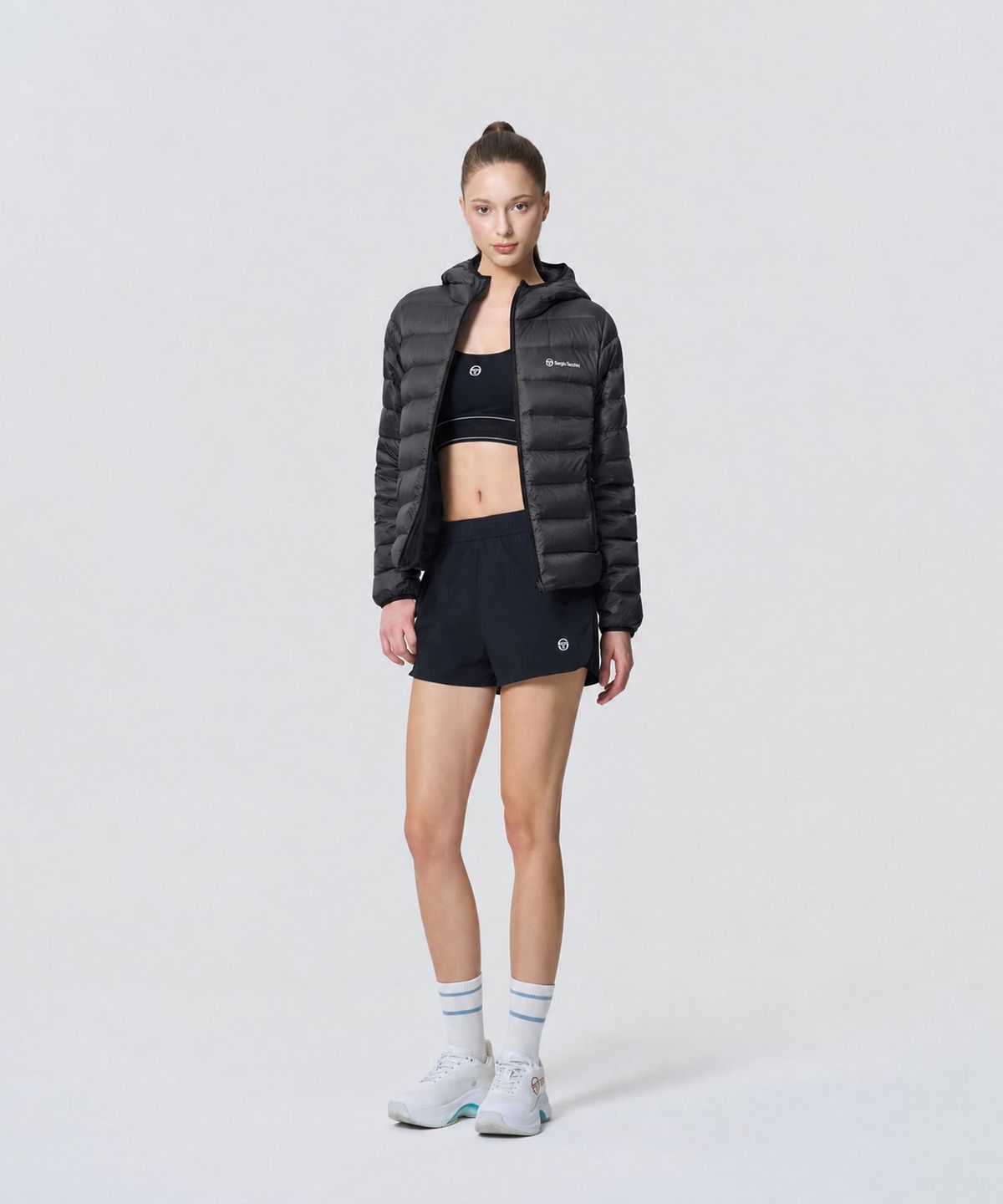세르지오 타키니(SERGIO TACCHINI) W 쿠쉬웜 경량 다운 (Black)