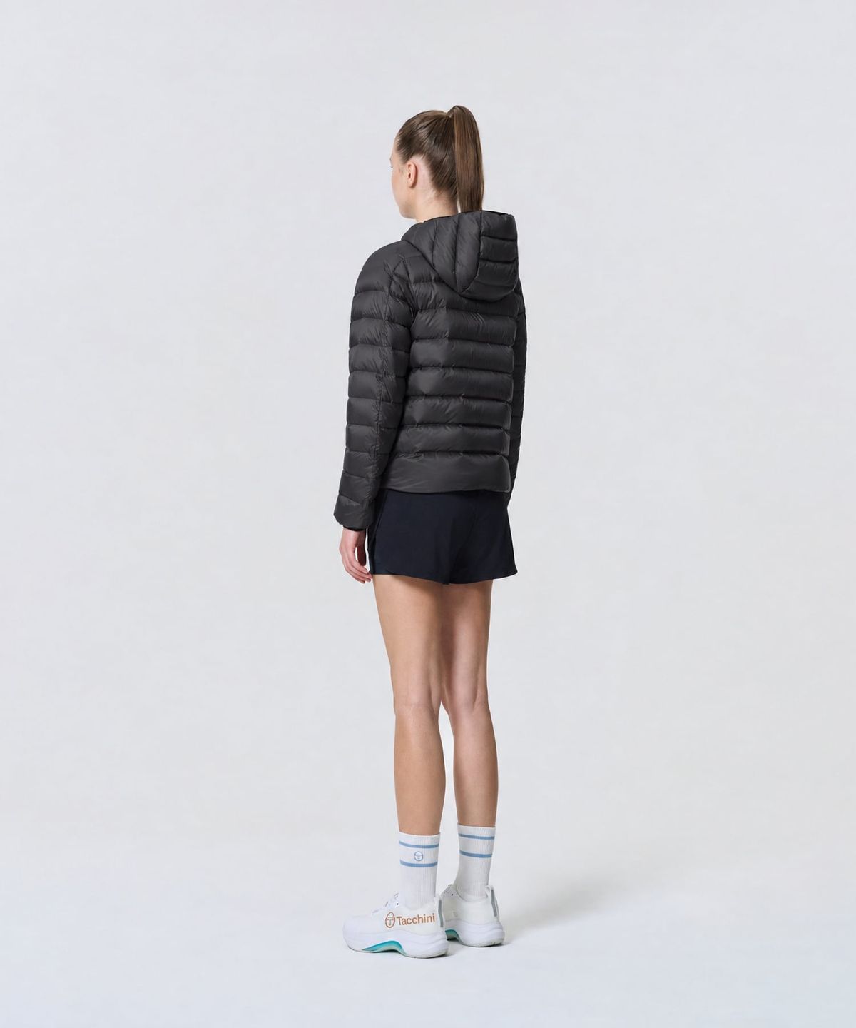 세르지오 타키니(SERGIO TACCHINI) W 쿠쉬웜 경량 다운 (Black)