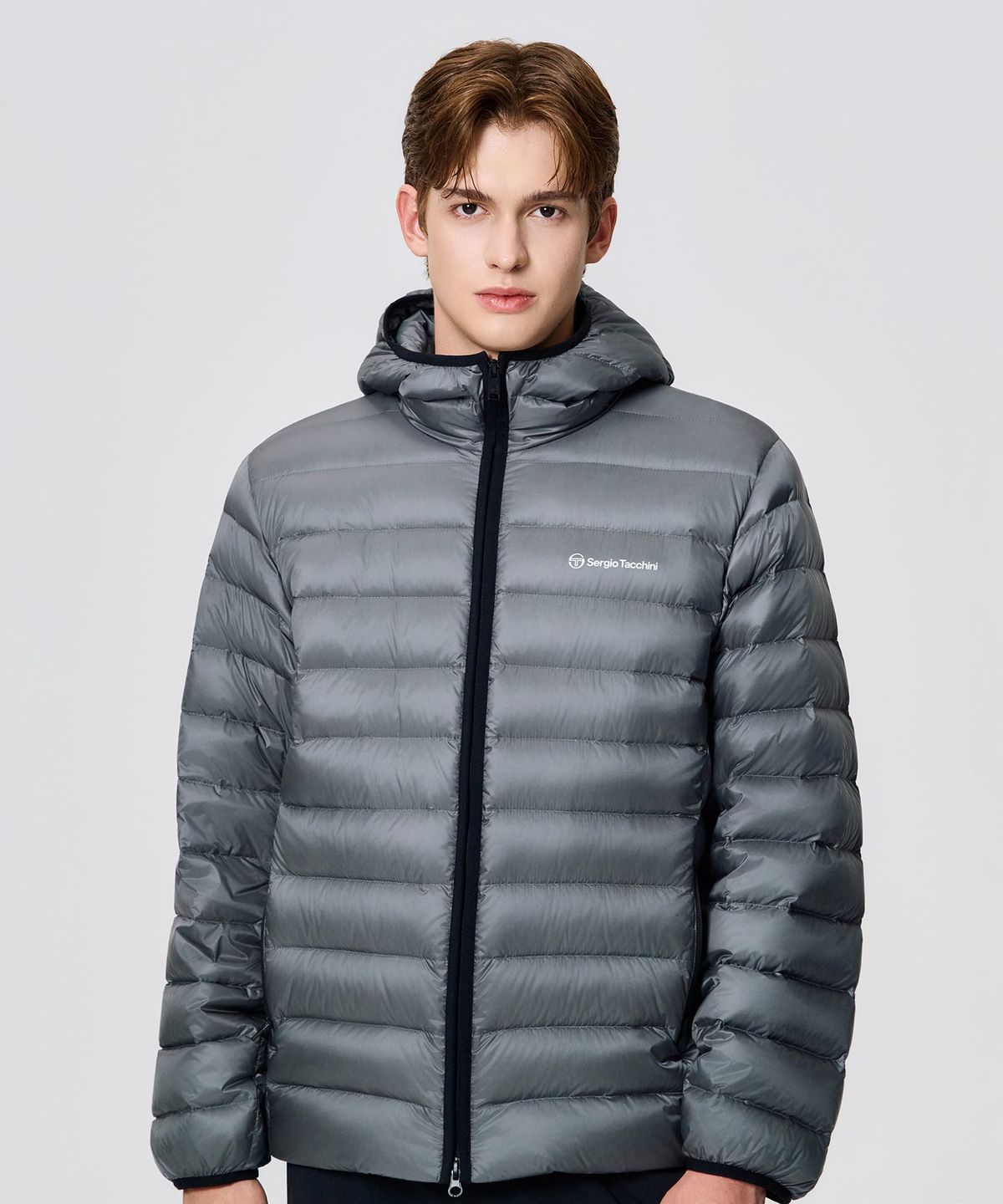 세르지오 타키니(SERGIO TACCHINI) M 쿠쉬웜 경량 다운 (D.Grey)