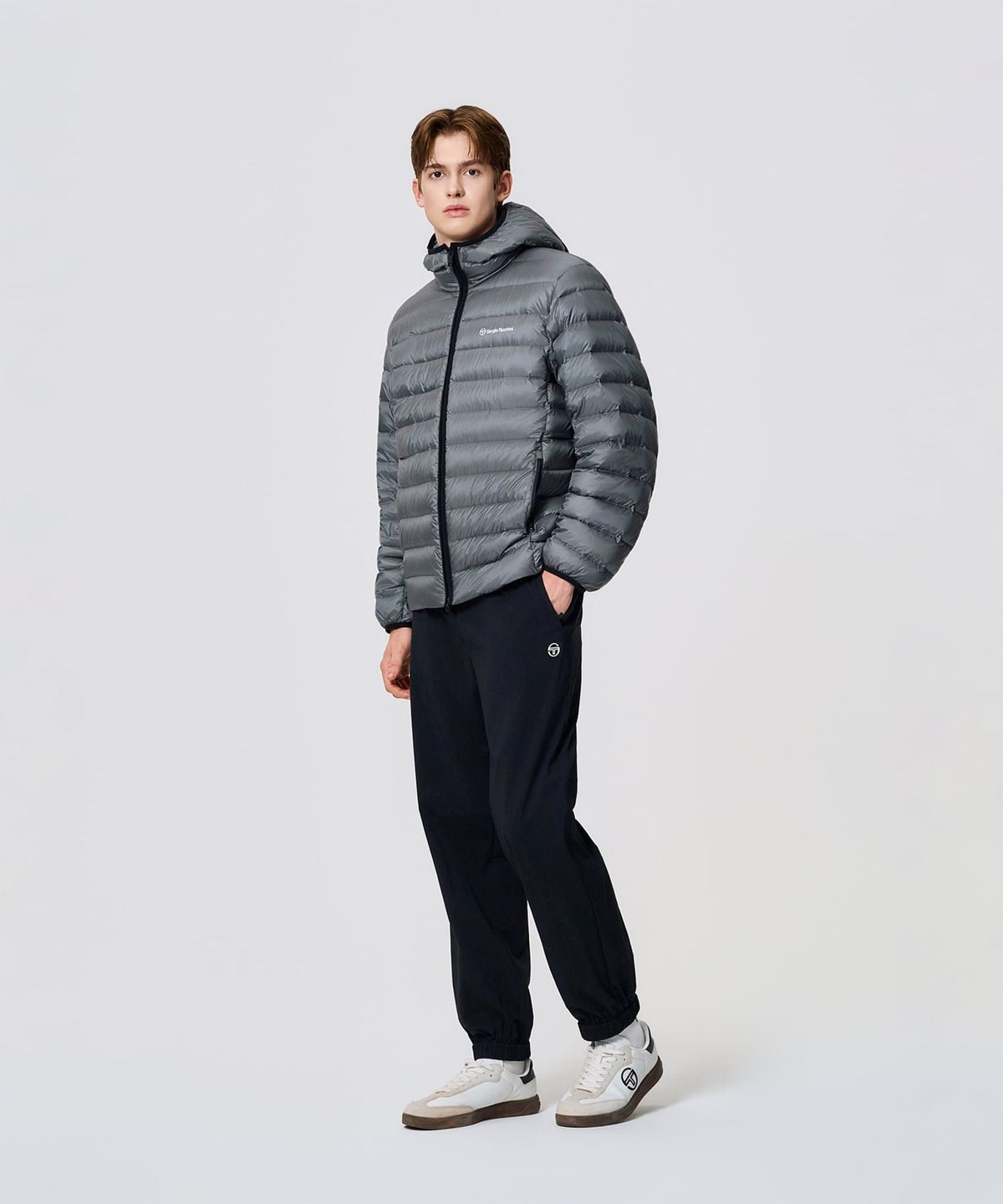 세르지오 타키니(SERGIO TACCHINI) M 쿠쉬웜 경량 다운 (D.Grey)