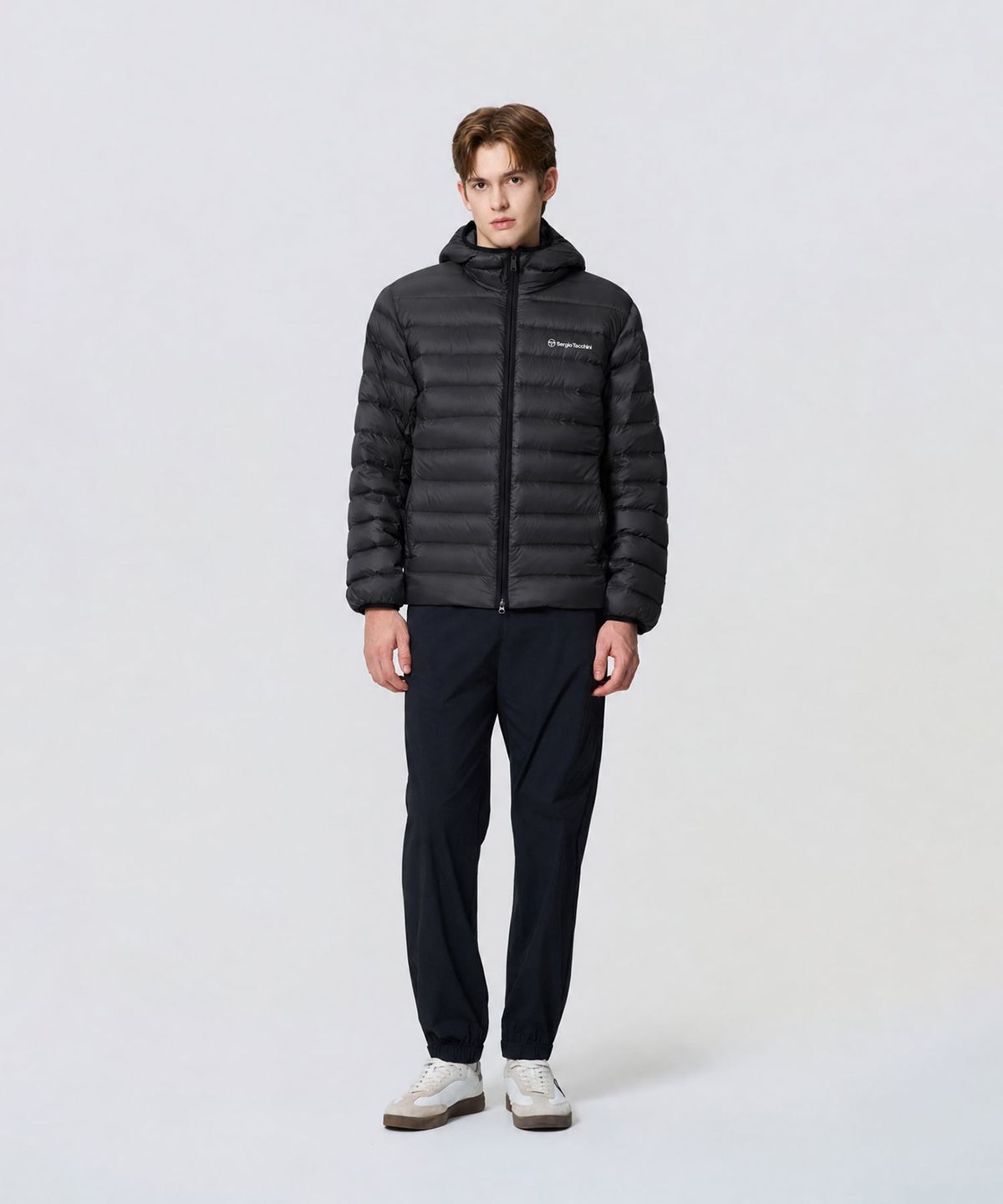 세르지오 타키니(SERGIO TACCHINI) M 쿠쉬웜 경량 다운 (Black)