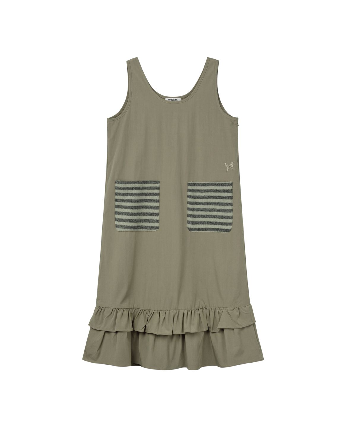 구월십일(GUWOLSIBIL) 26AW Version Layered Long Dress Khaki