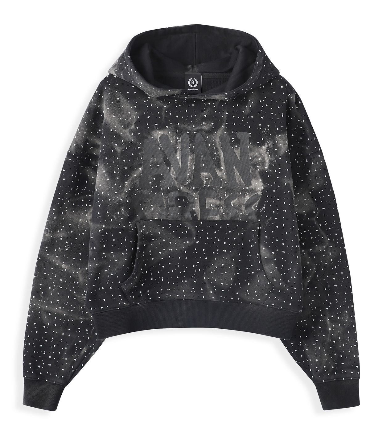 어반드레스(AVANDRESS) Ink Rush Witch Hoody BLACK