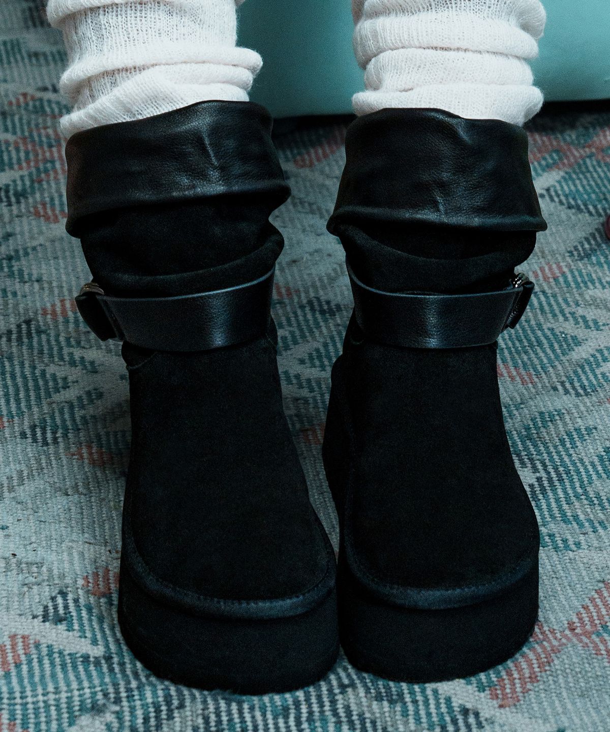 락피쉬웨더웨어(ROCKFISH WEATHERWEAR) MAXI FOLDED BELT BOOTS - 2 colors