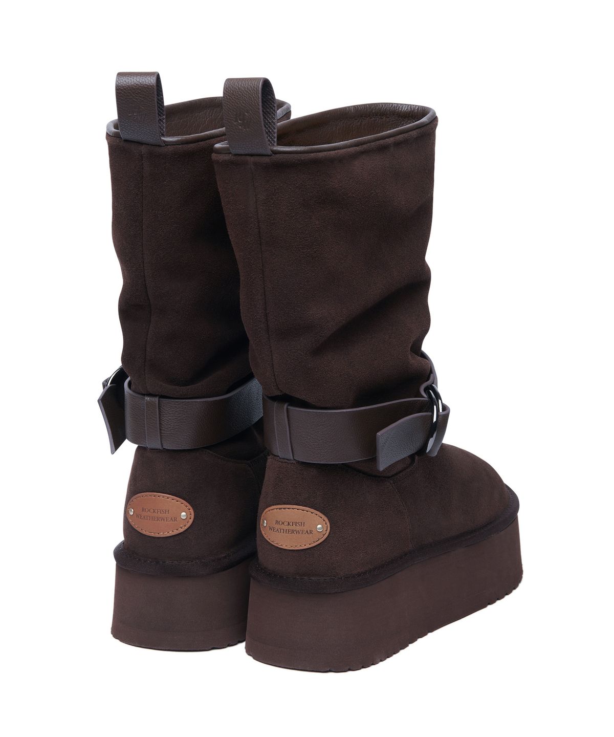 락피쉬웨더웨어(ROCKFISH WEATHERWEAR) MAXI FOLDED BELT BOOTS - 2 colors