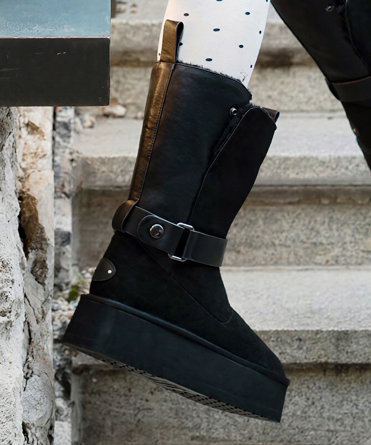 락피쉬웨더웨어(ROCKFISH WEATHERWEAR) MAXI FOLDED STITCH BOOTS - 2 colors