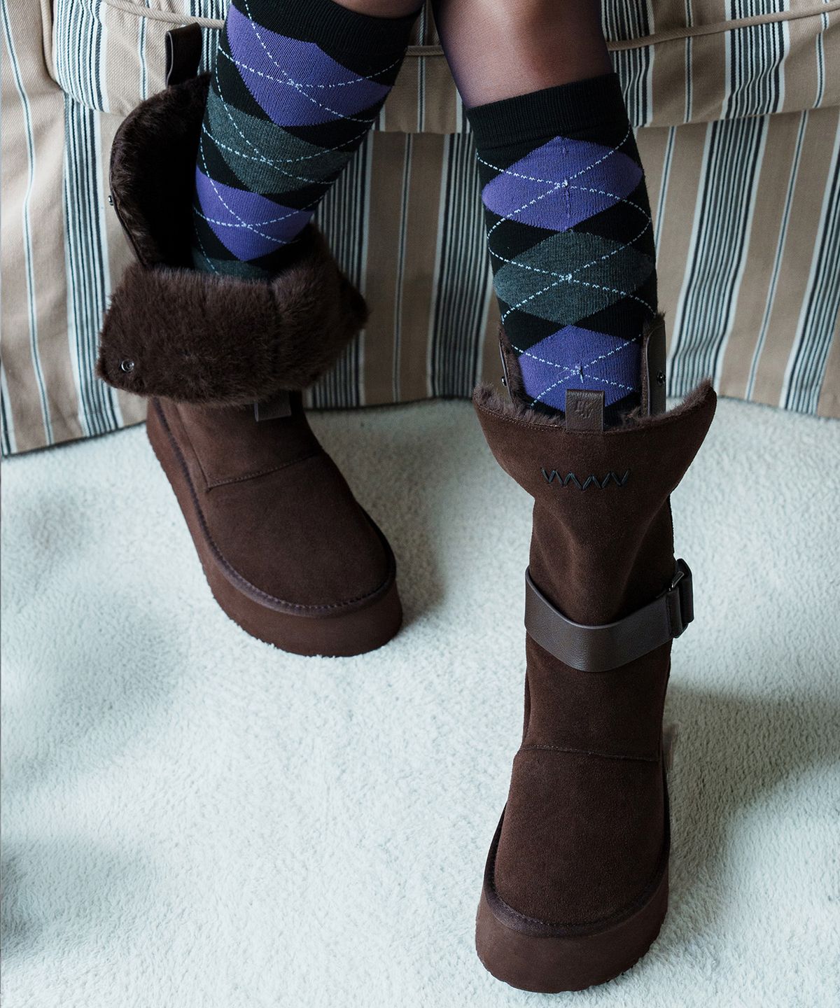 락피쉬웨더웨어(ROCKFISH WEATHERWEAR) MAXI FOLDED STITCH BOOTS - 2 colors