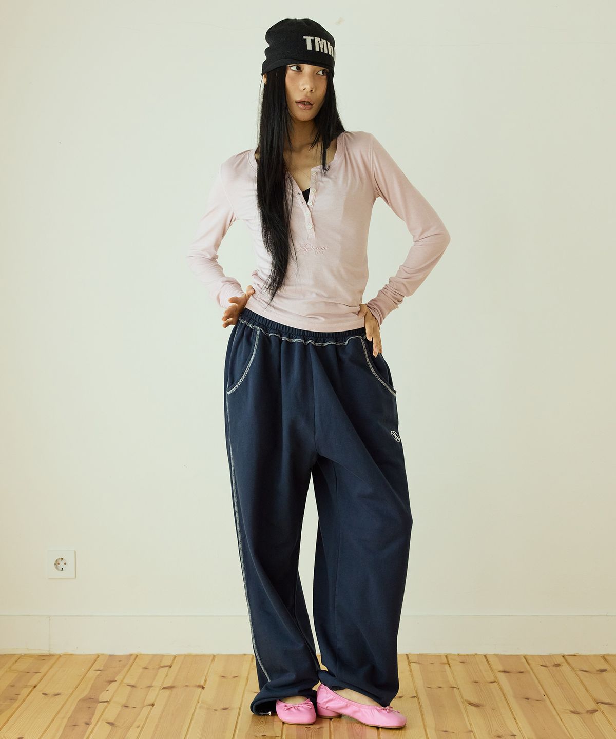 미스테리어스호텔(THE MYSTERIOUS HOTEL) TMP BUTTON SLEEVE [PINK]