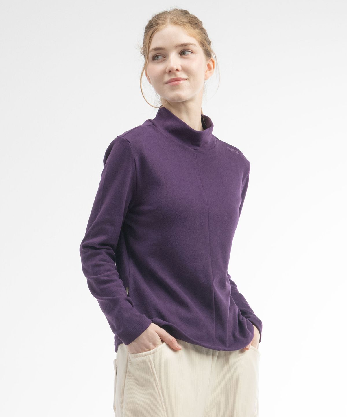 뒤란(DURAN) 소프트 후리스 목폴라 티셔츠 DTF6W-4180 4colors