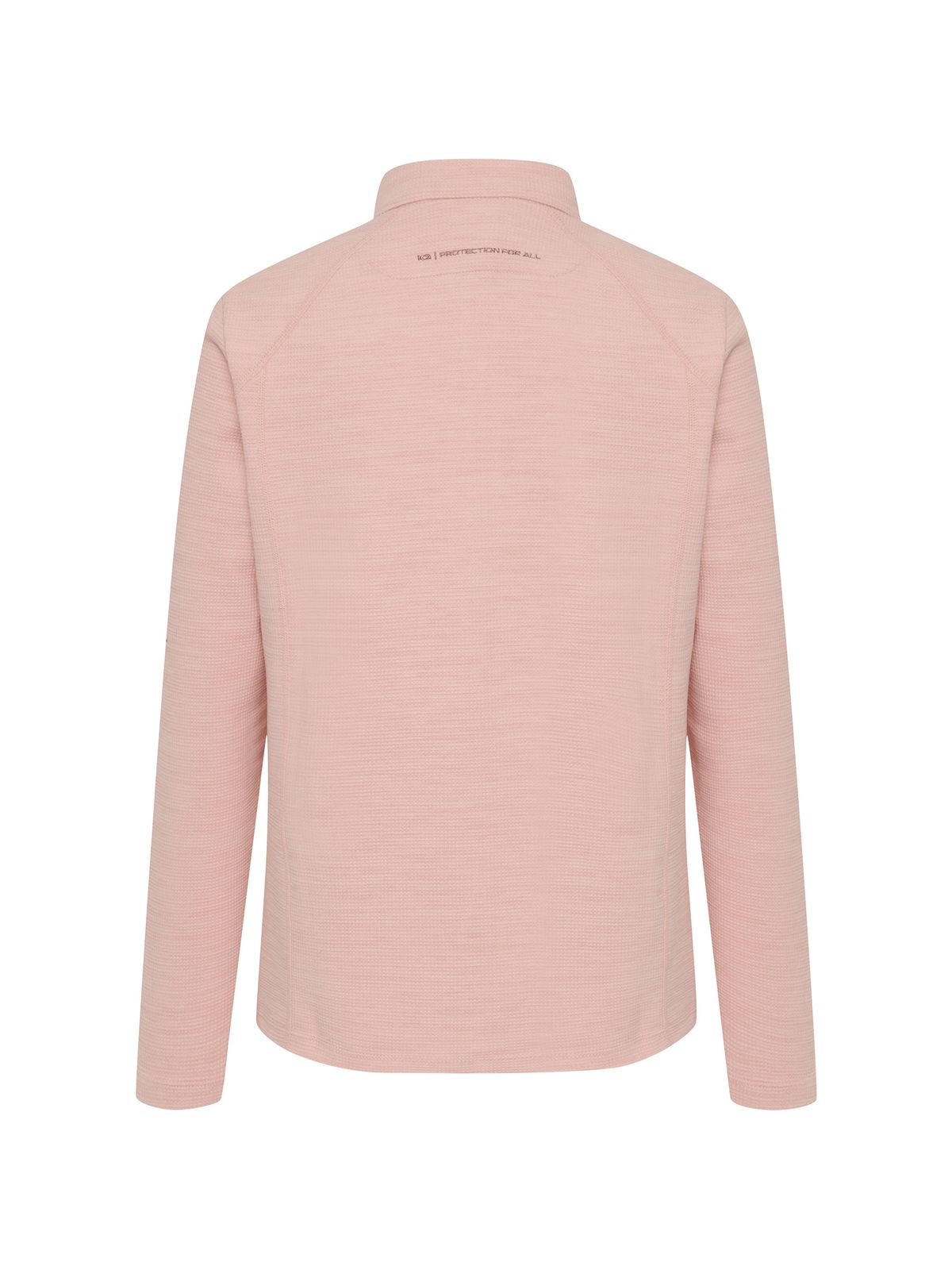 케이투(K2) FLYHIKE 멜란지 집업 티셔츠 W_SOFT PINK_KWU26226HK