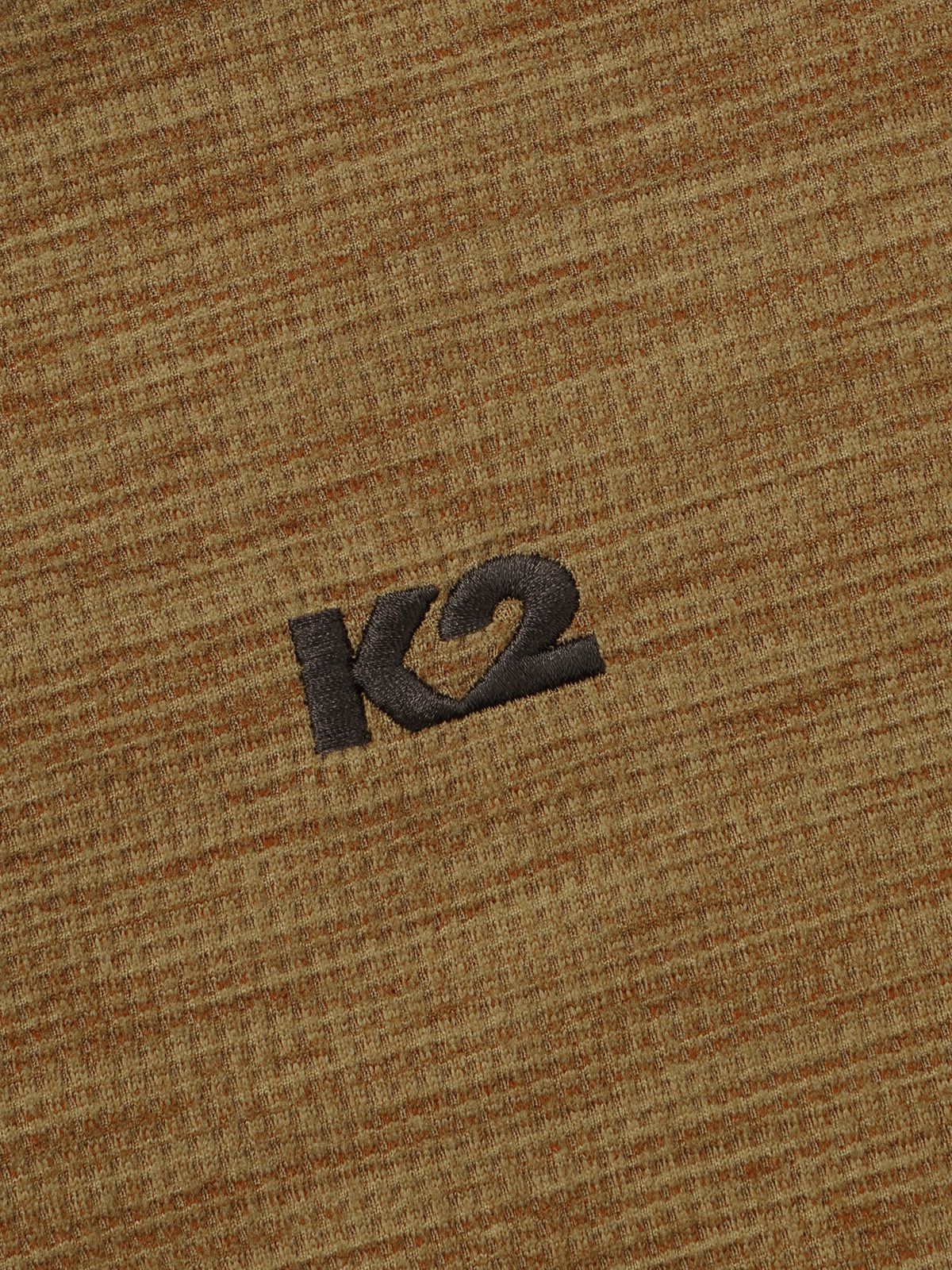케이투(K2) FLYHIKE 멜란지 집업 티셔츠_Camel_KMU26225E3