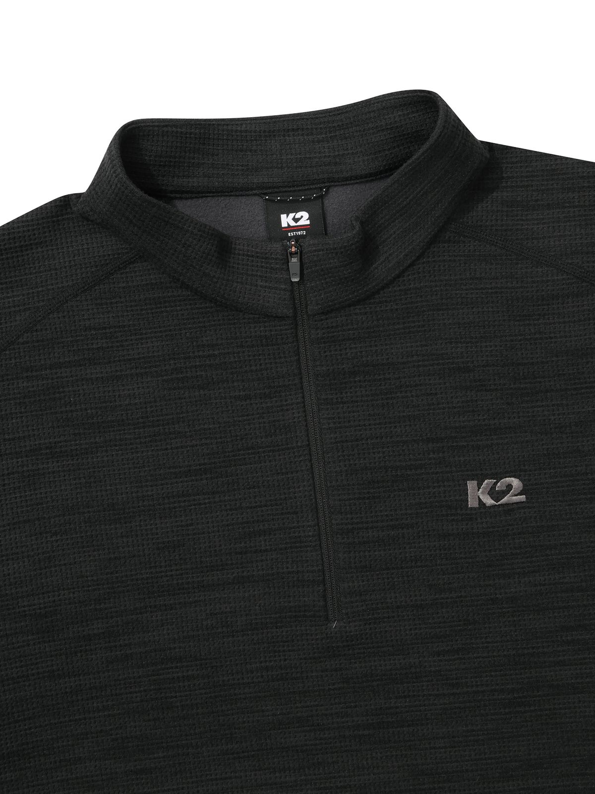 케이투(K2) FLYHIKE 멜란지 집업 티셔츠_MELANGE CHARCOAL_KMU26225ZN