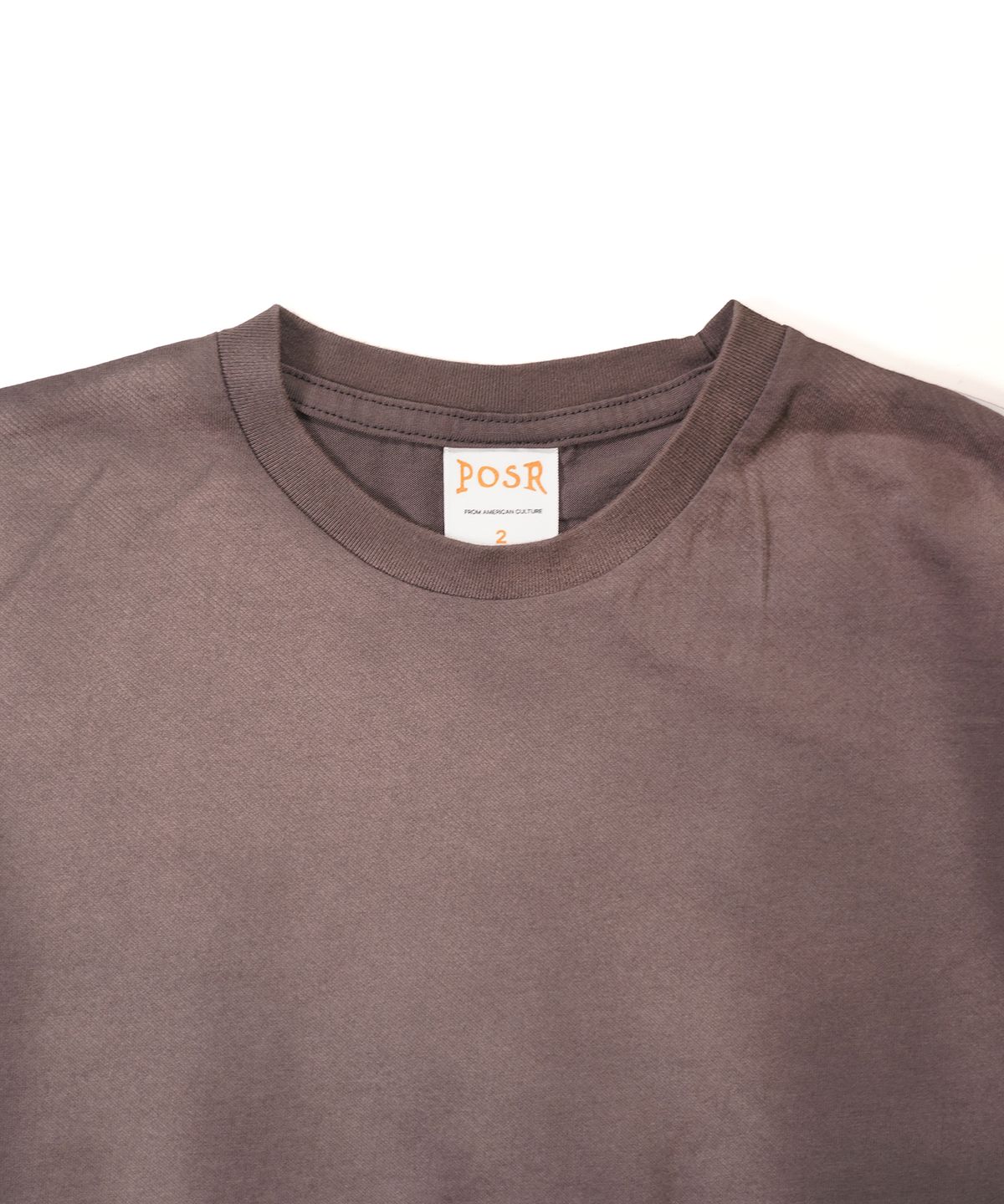 피오에스알(POSR) DECADES LS TEE / CHARCOAL